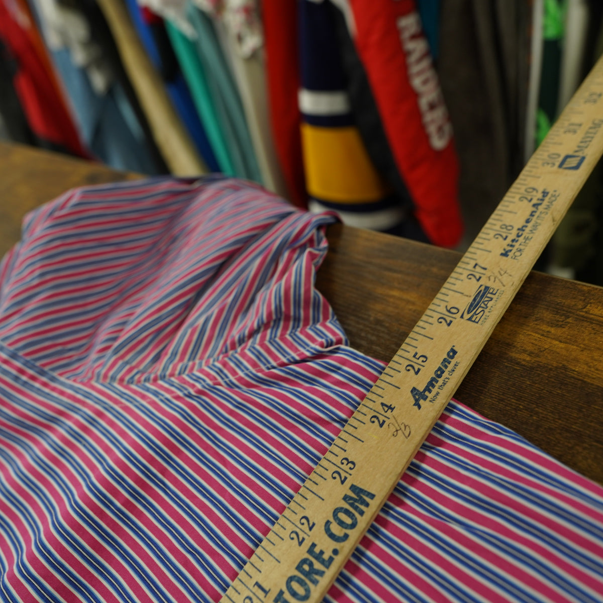 (XL) Vintage Polo Ralph Lauren 90s Striped Button Up Shirt Mens XL Preppy Red Blue