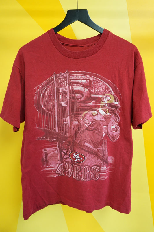 (L) Vtg San Francisco 49ers Single Stitch T-Shirt