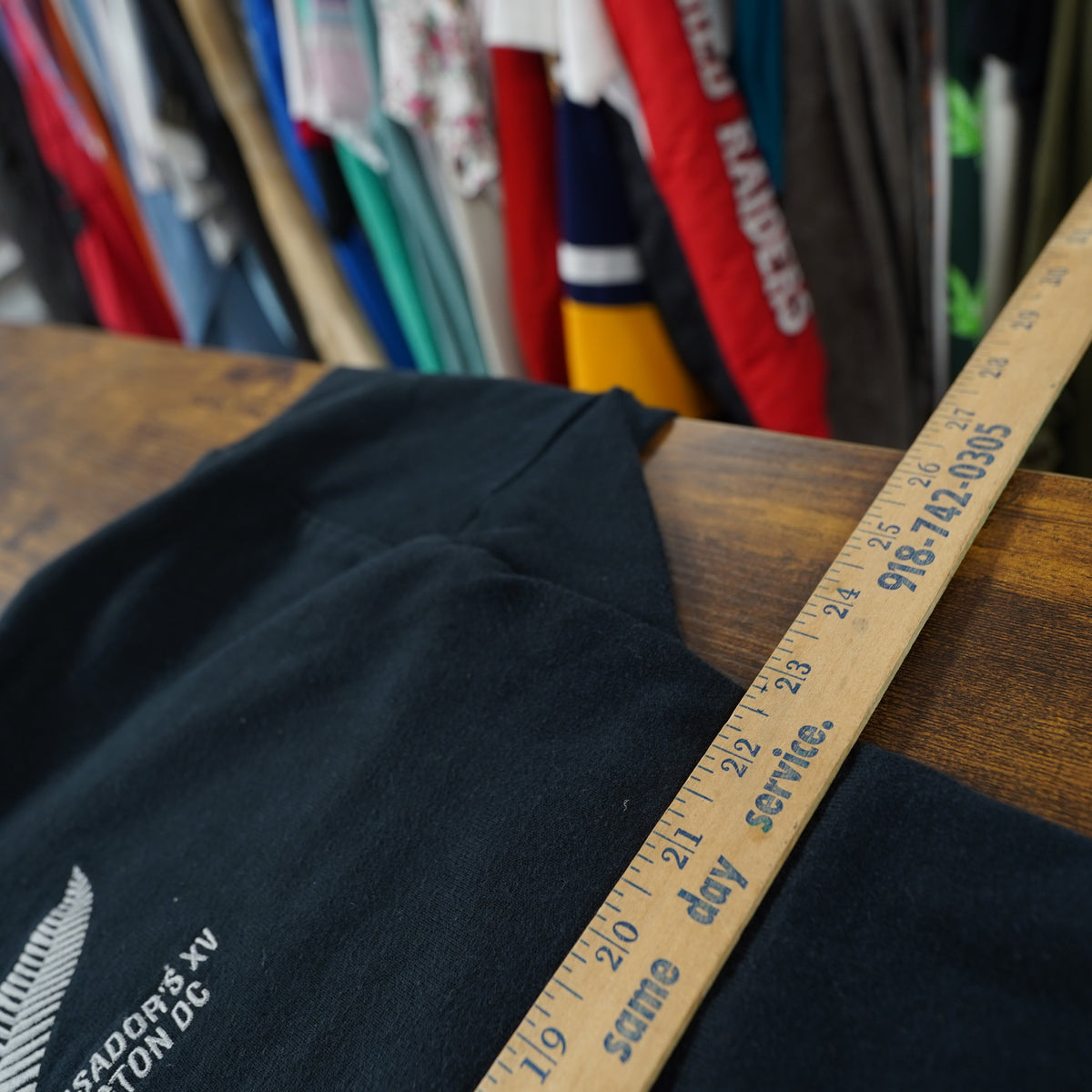 (XL) Vintage Canterbury New Zealand All Blacks Rugby Shirt Mens XL Black