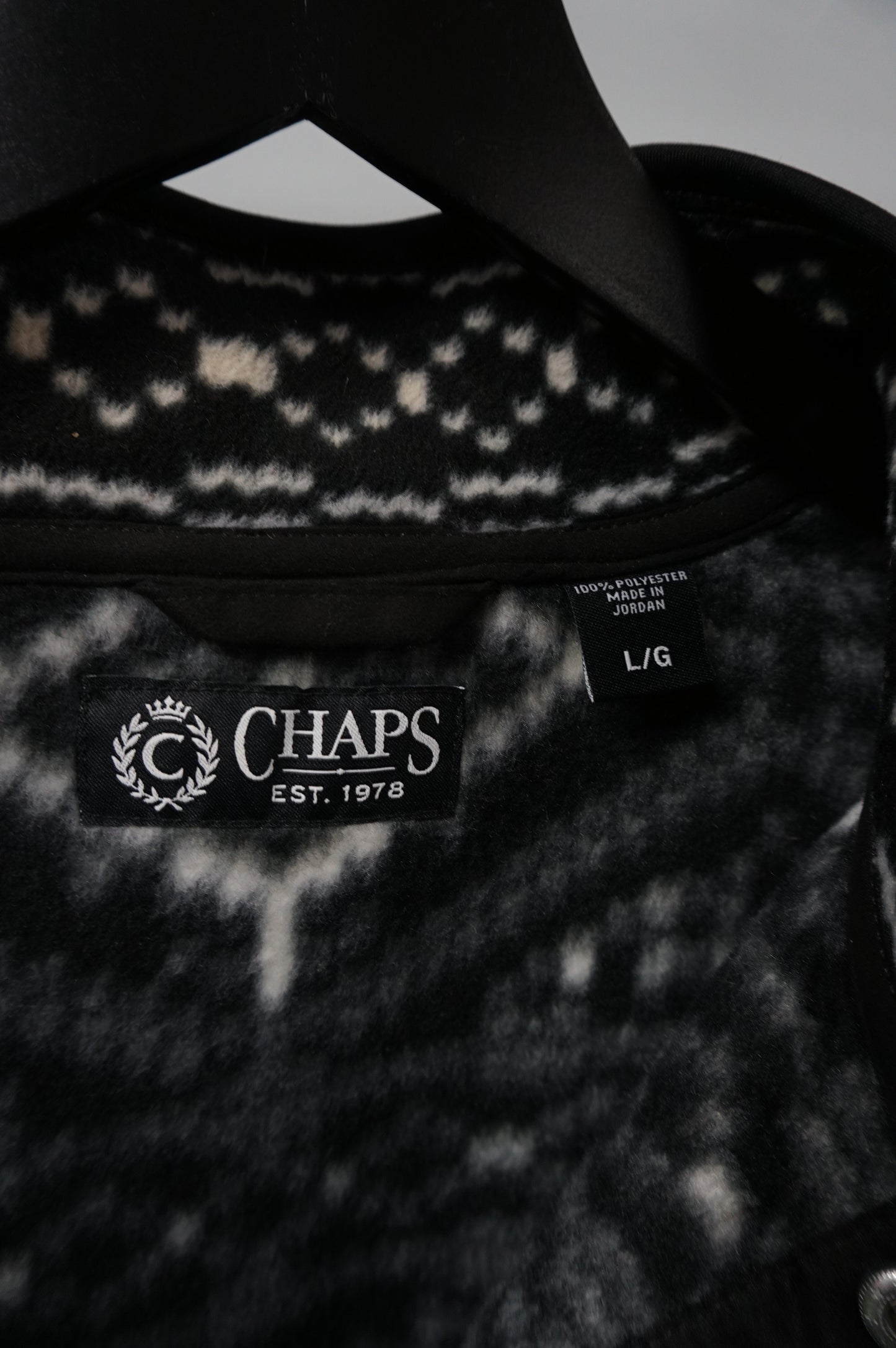 (L) Chaps Ralph Lauren Fleece Pullover