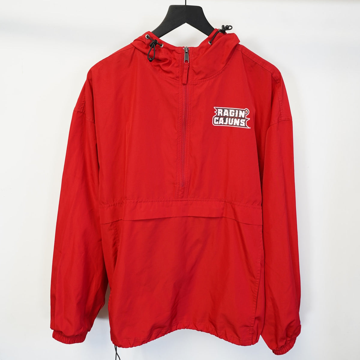 (XL) Louisiana Lafayette Ragin Cajuns Champion Windbreaker Men's XL Red Pullover