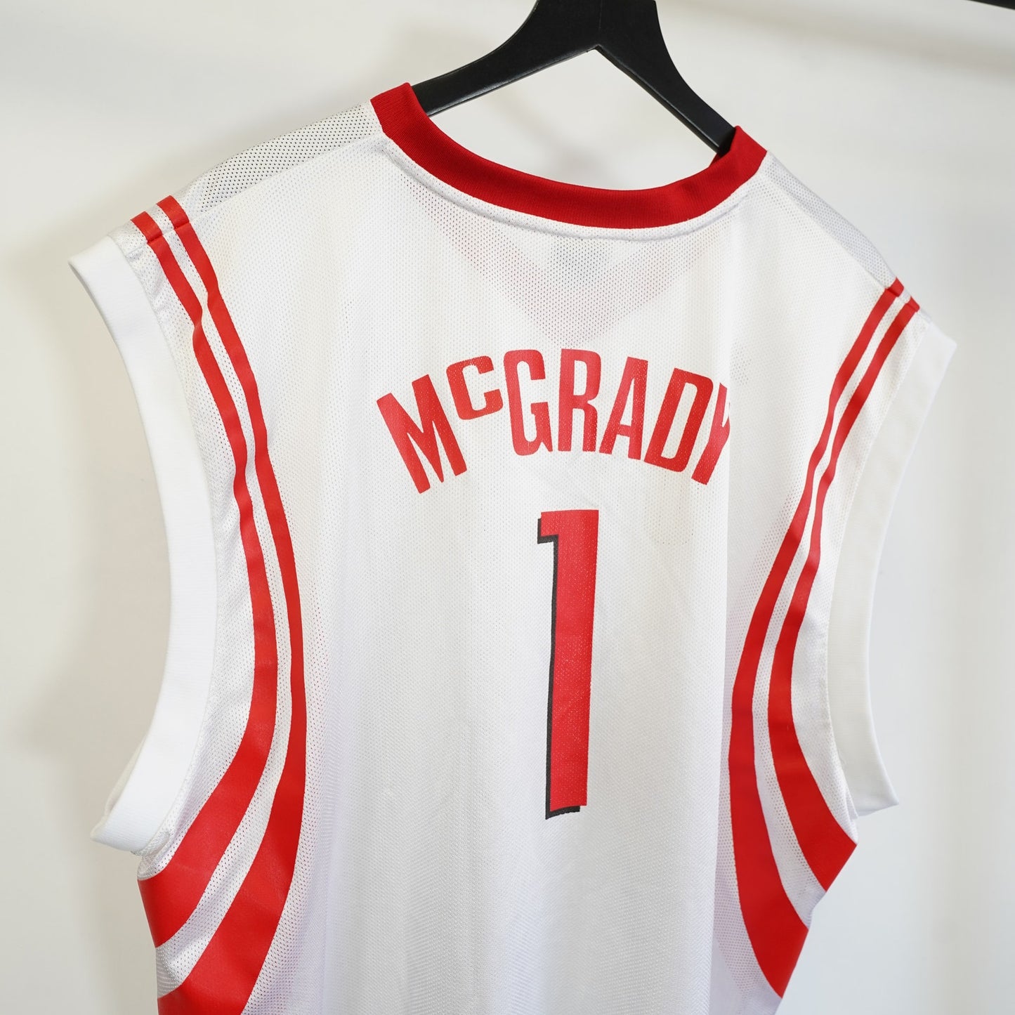 (XXL) Vintage Tracy McGrady Adidas Houston Rockets Jersey Men's XXL White Red Y2K