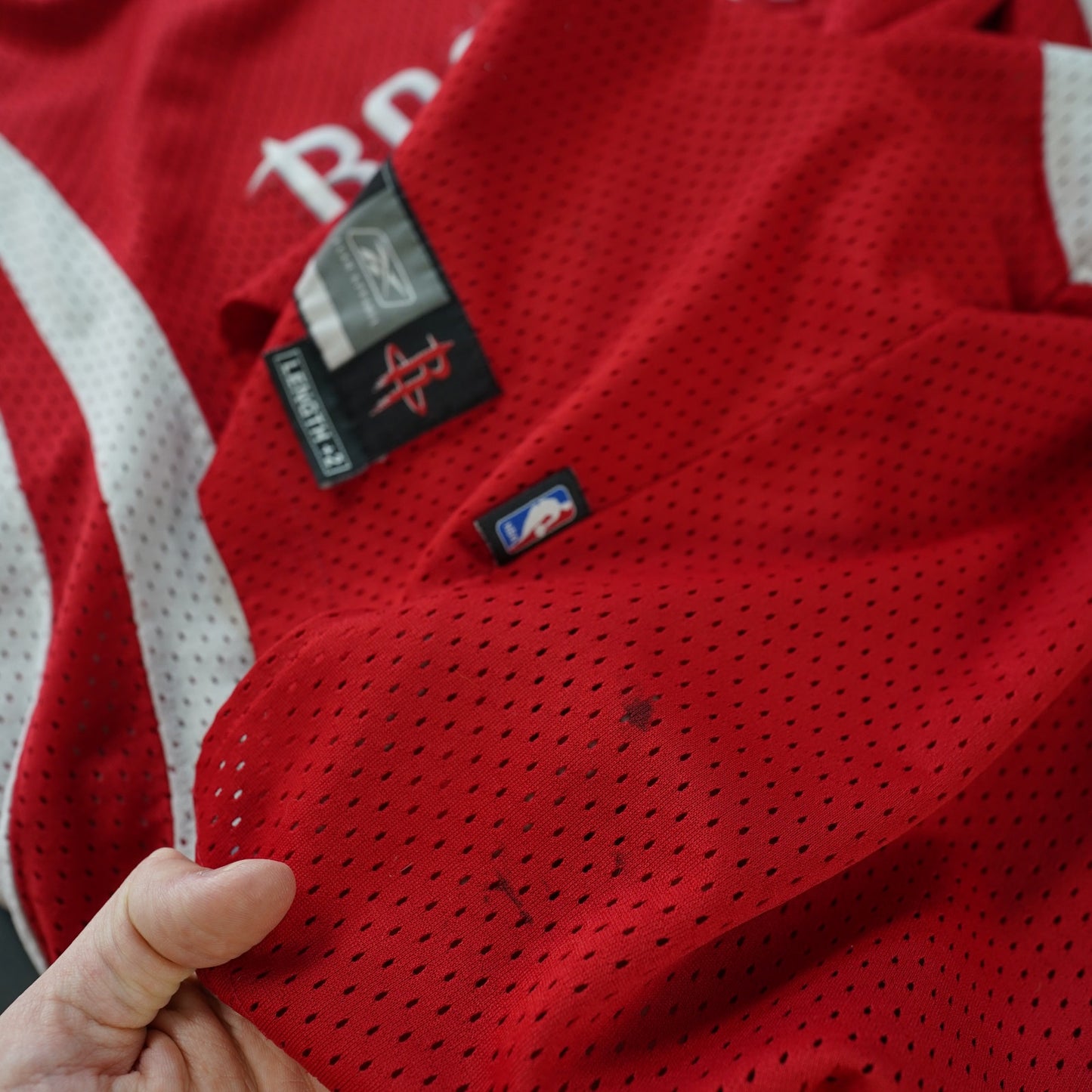 (4XL) Vintage Reebok Yao Ming Houston Rockets Basketball Jersey Men's 4XL Sewn Y2K Red