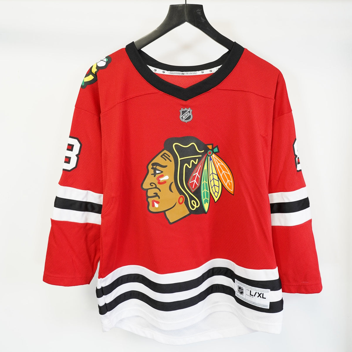 (Youth L/XL) Chicago Blackhawks Patrick Kane Reebok Hockey Jersey Boys L/XL Youth Red NHL