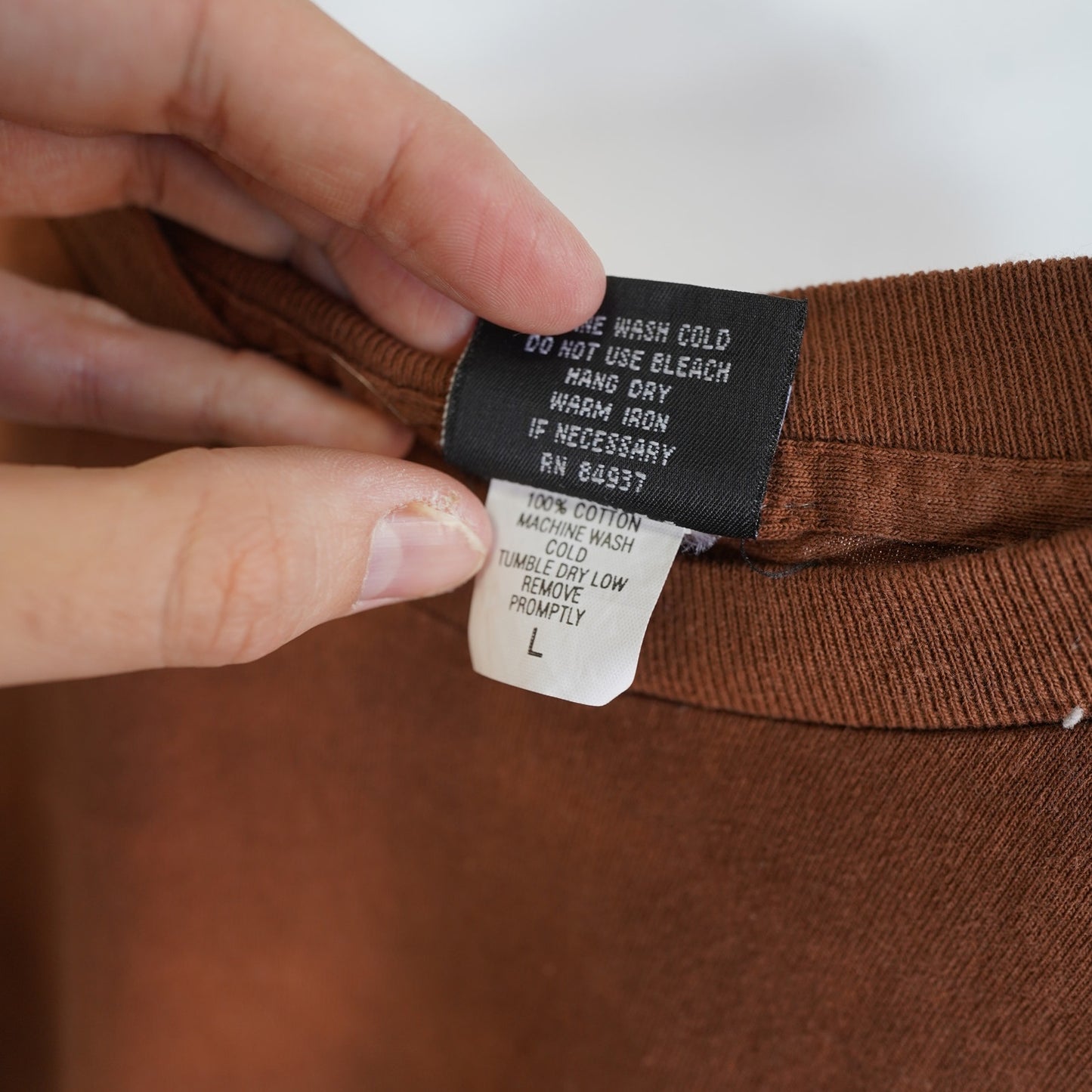 (L) Vintage Soul Built Tough Skate & Surf Jesus T-Shirt Men's L Brown Single Stitch