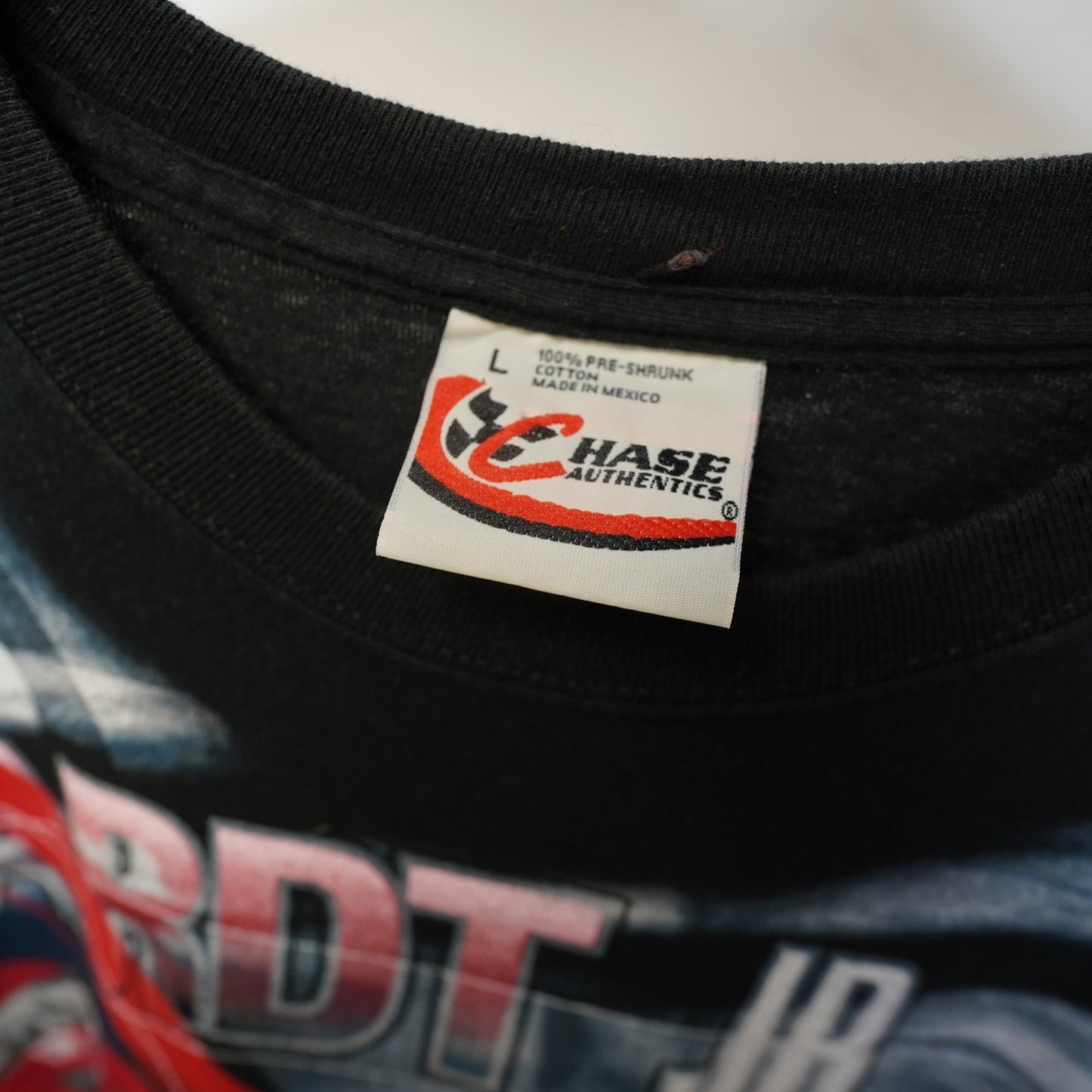 (L) Dale Earnhardt Jr. Budweiser Nascar Racing All Over Print T-Shirt Men's L Chase