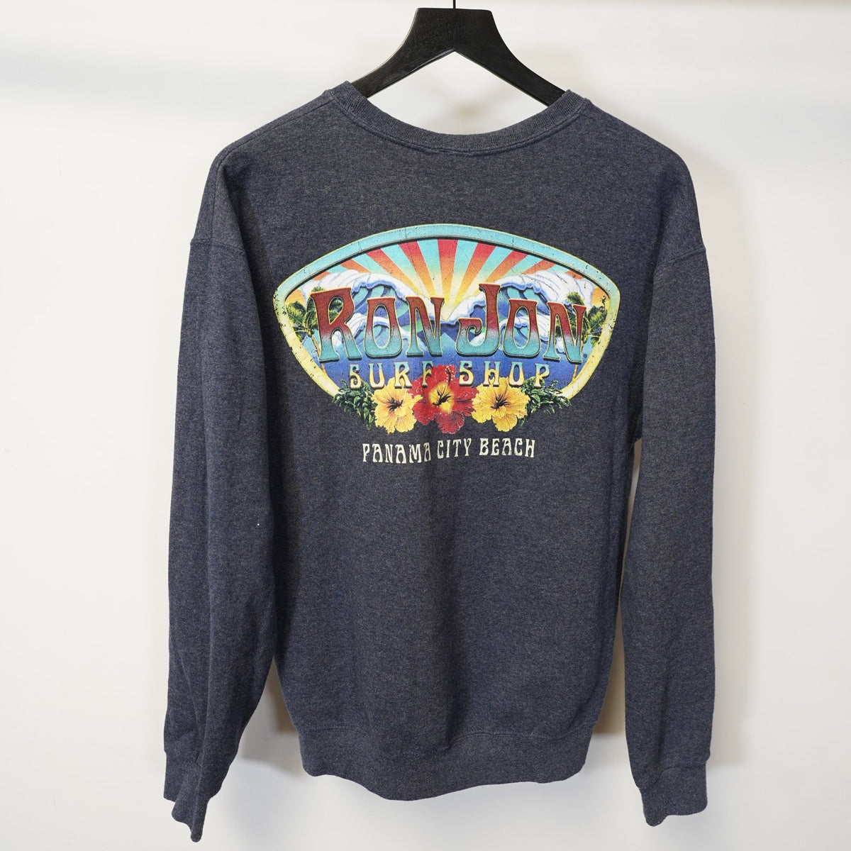 (M) Ron Jon Surf Shop Y2K Tropical Hawaiian Surfing Sweatshirt Men's M 2000s Retro