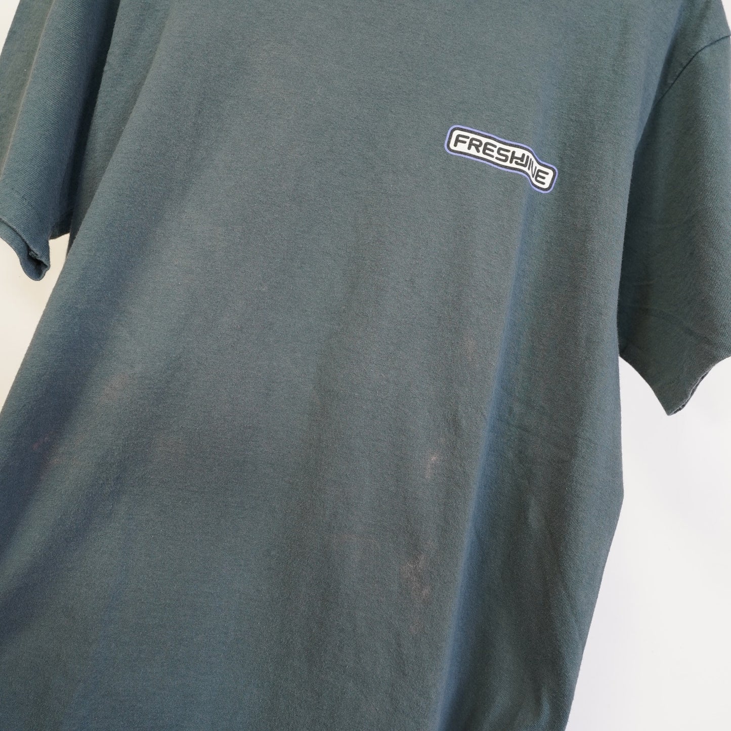 (L) Vintage Fresh Jive 90s Streetwear Skate T-Shirt Men's L Blue Made in USA