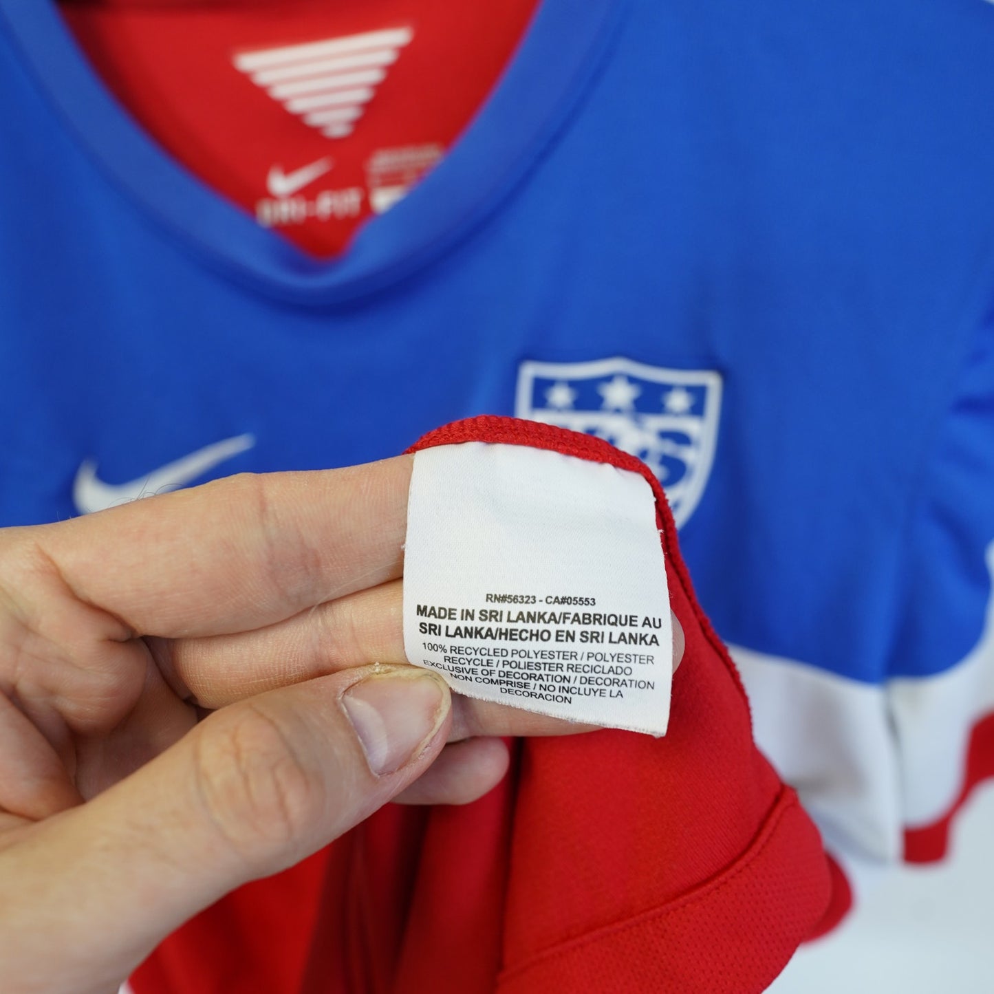 (S) Nike USMNT 2014 World Cup Away Soccer Jersey "Bomb Pop" Men's S Red Blue