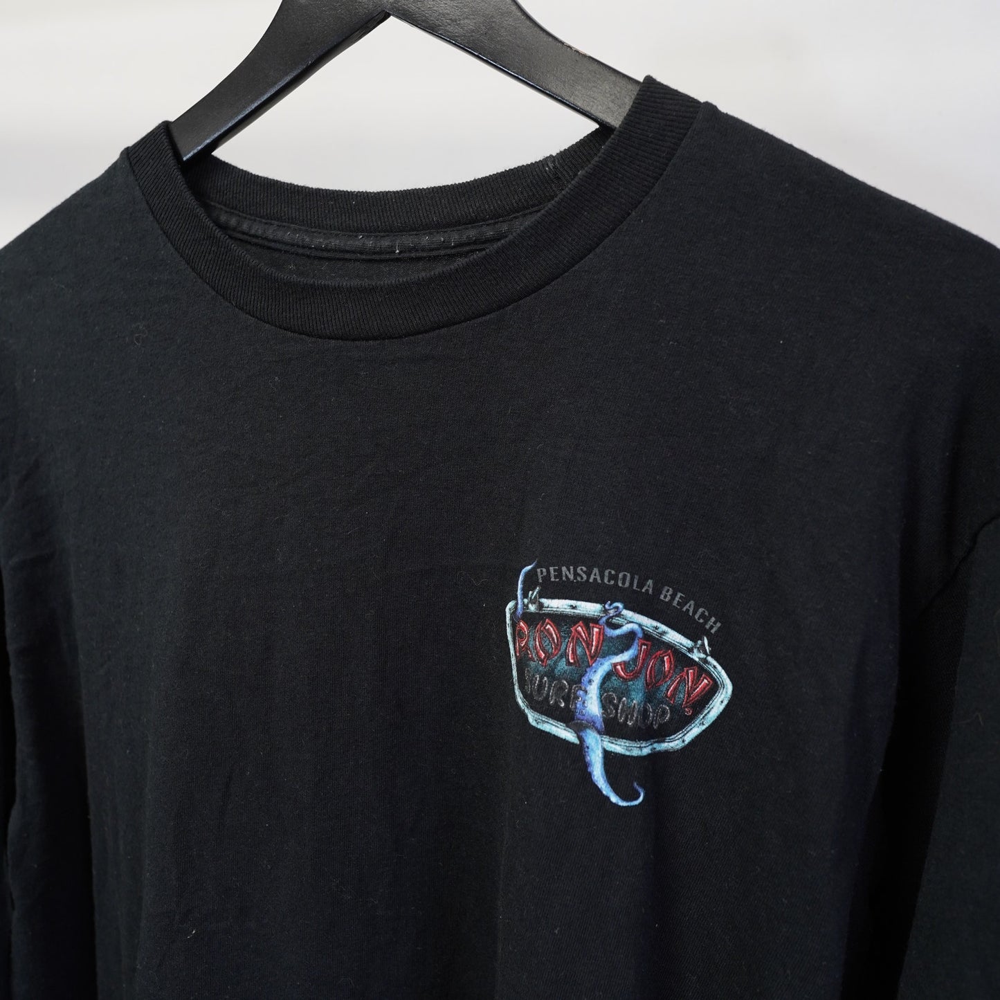 (L) Ron Jon Surf Shop Octopus Skate Y2K Longsleeve T-Shirt Men's L 2000s Black Retro