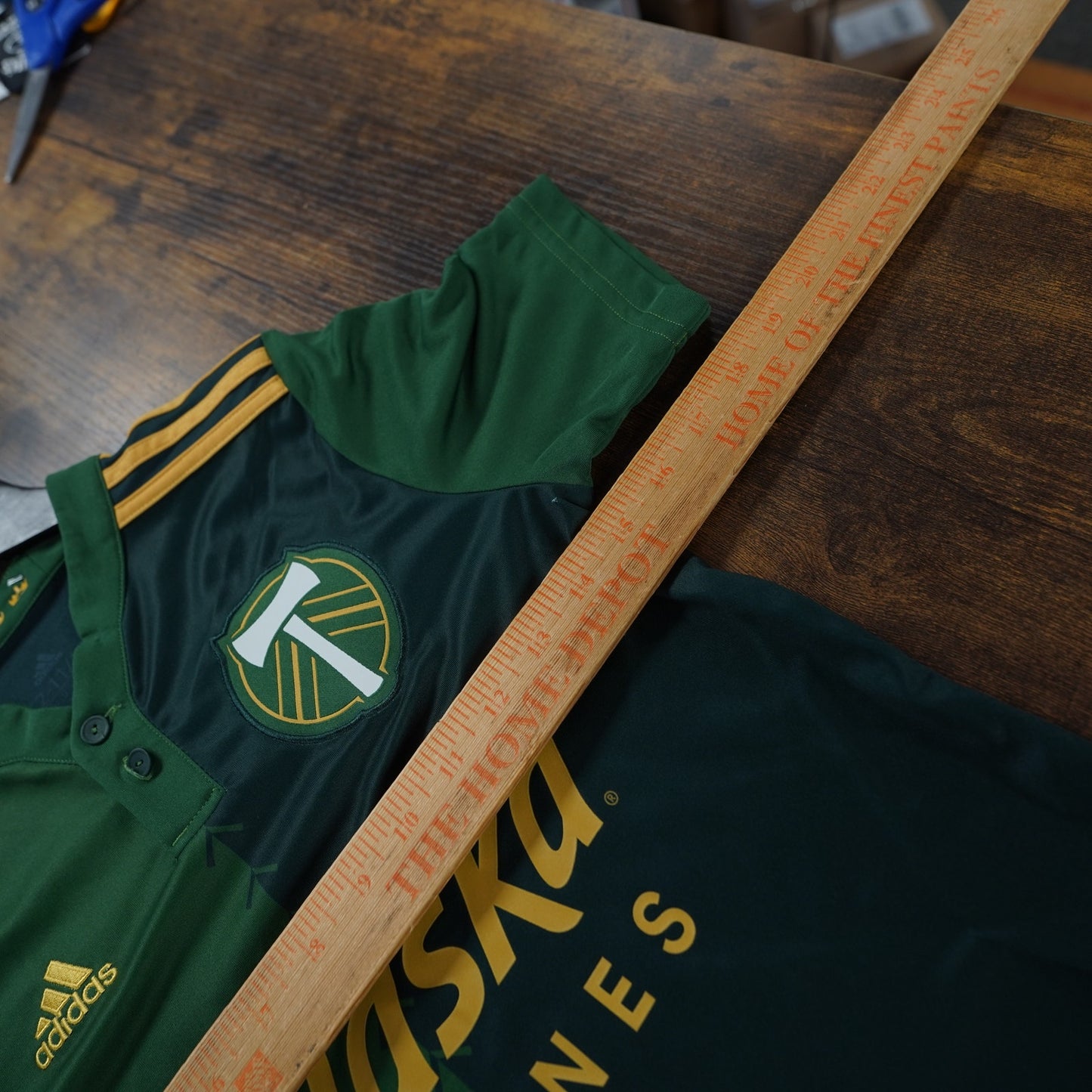 (Youth M) Adidas Portland Timbers MLS Soccer Jersey Youth M 11-12 Green Futbol 2021-22