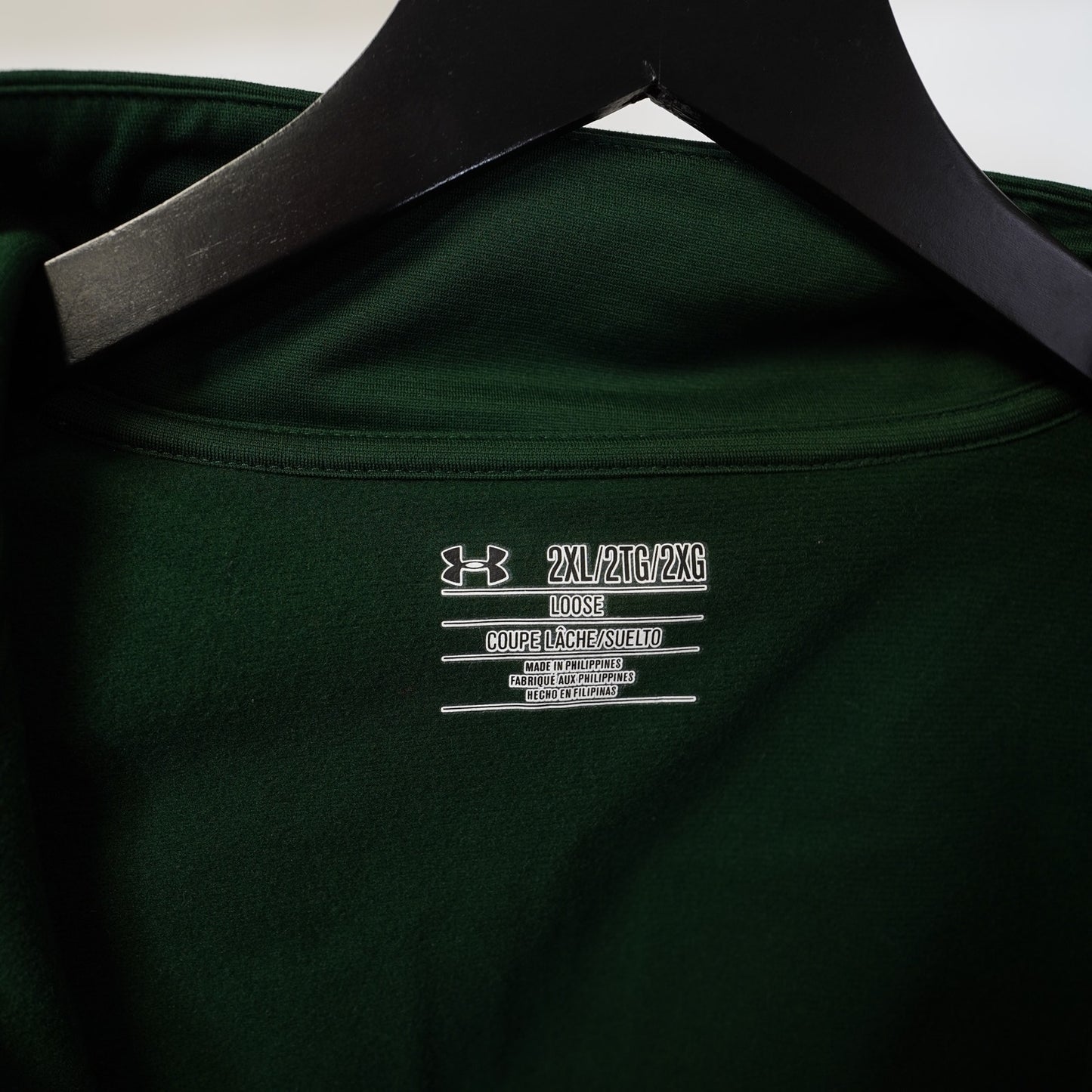 (XXL) Under Armour Rival Knit Track Jacket Men's XXL Forest Green White Full Zip