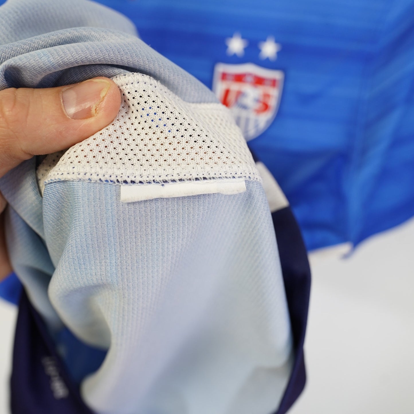 (Women's XL) Nike USA Soccer Jersey 2015 World Cup Women's XL Blue USWNT Futbol Kit