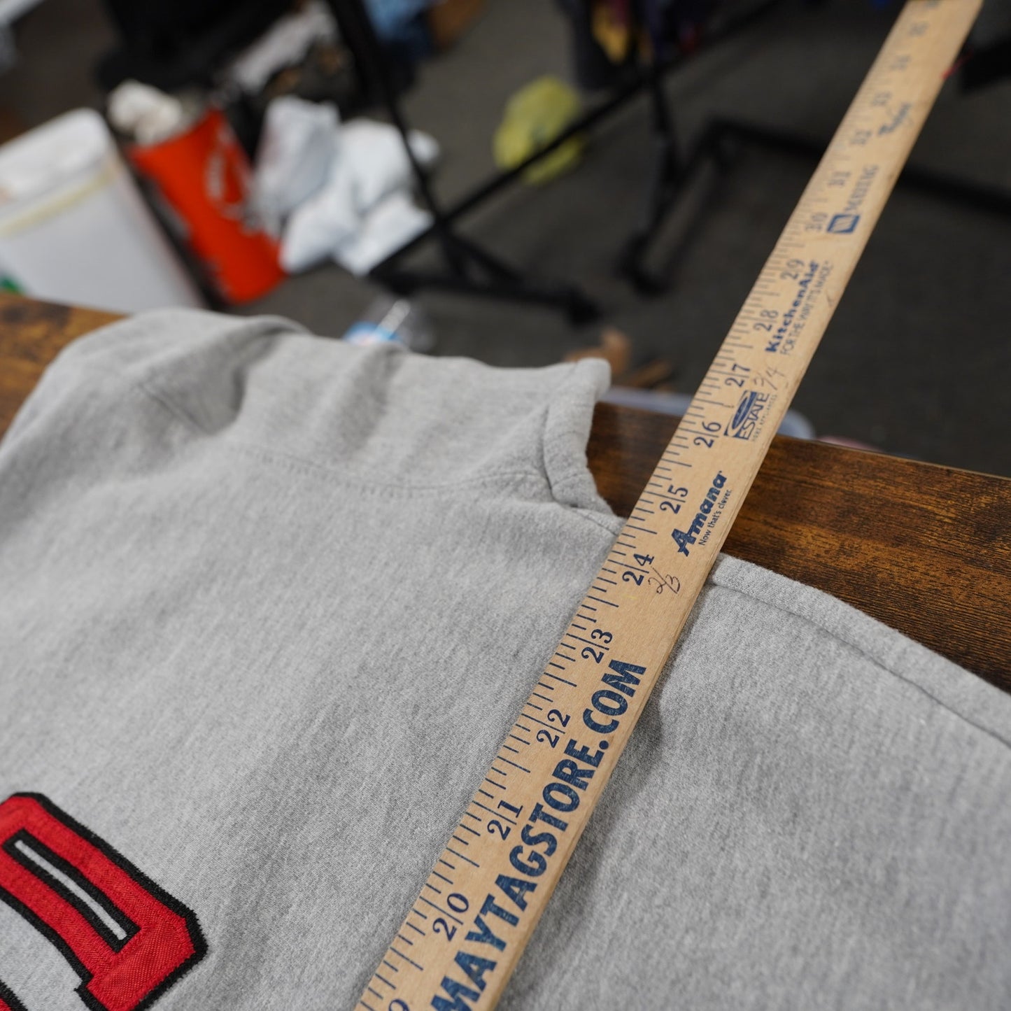 Vintage Maryland Terrapins Embroidered Hoodie Men's L Gray Sewn