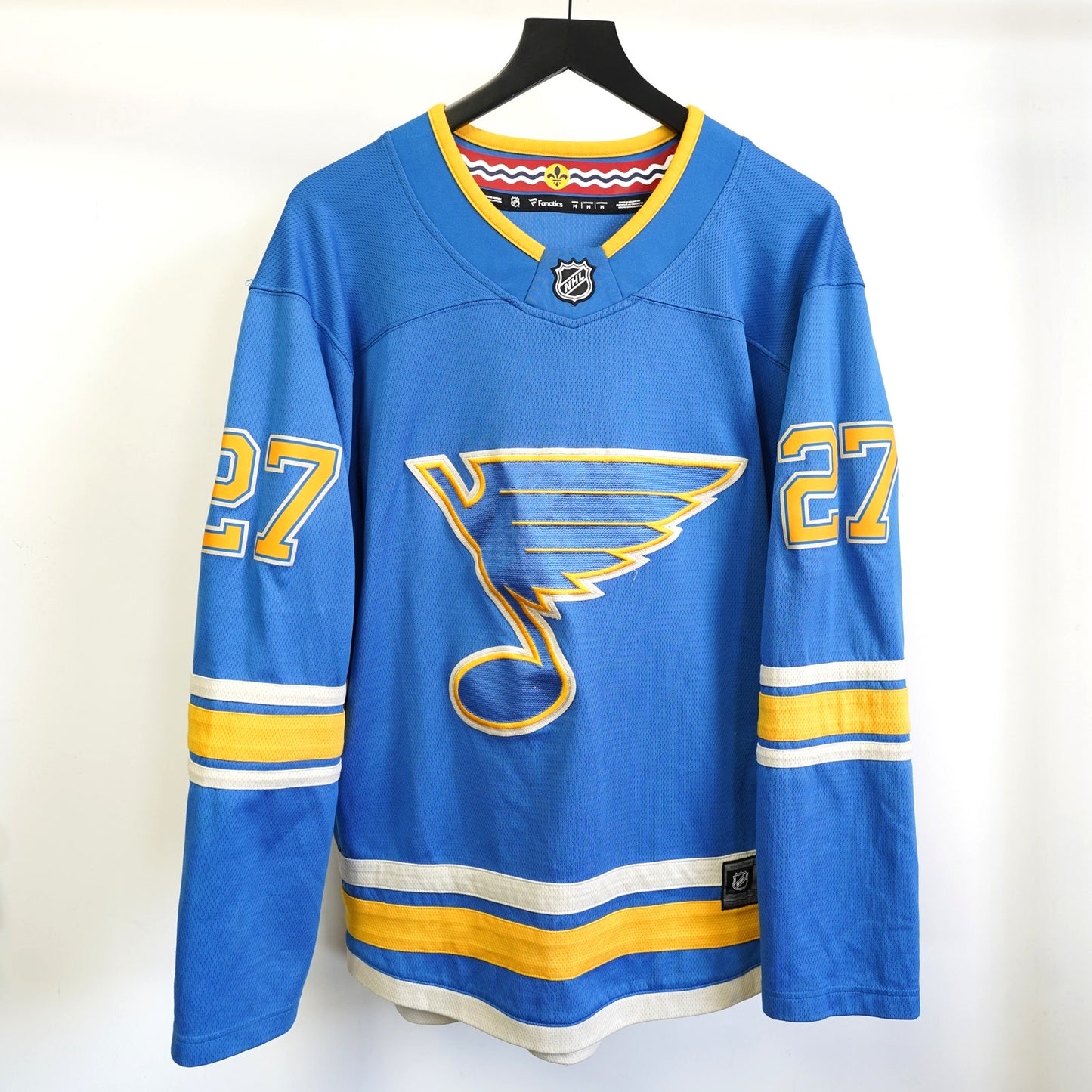 (M) St. Louis Blues Stitched Alex Pietrangelo Hockey Jersey Men's M Blue Fanatics