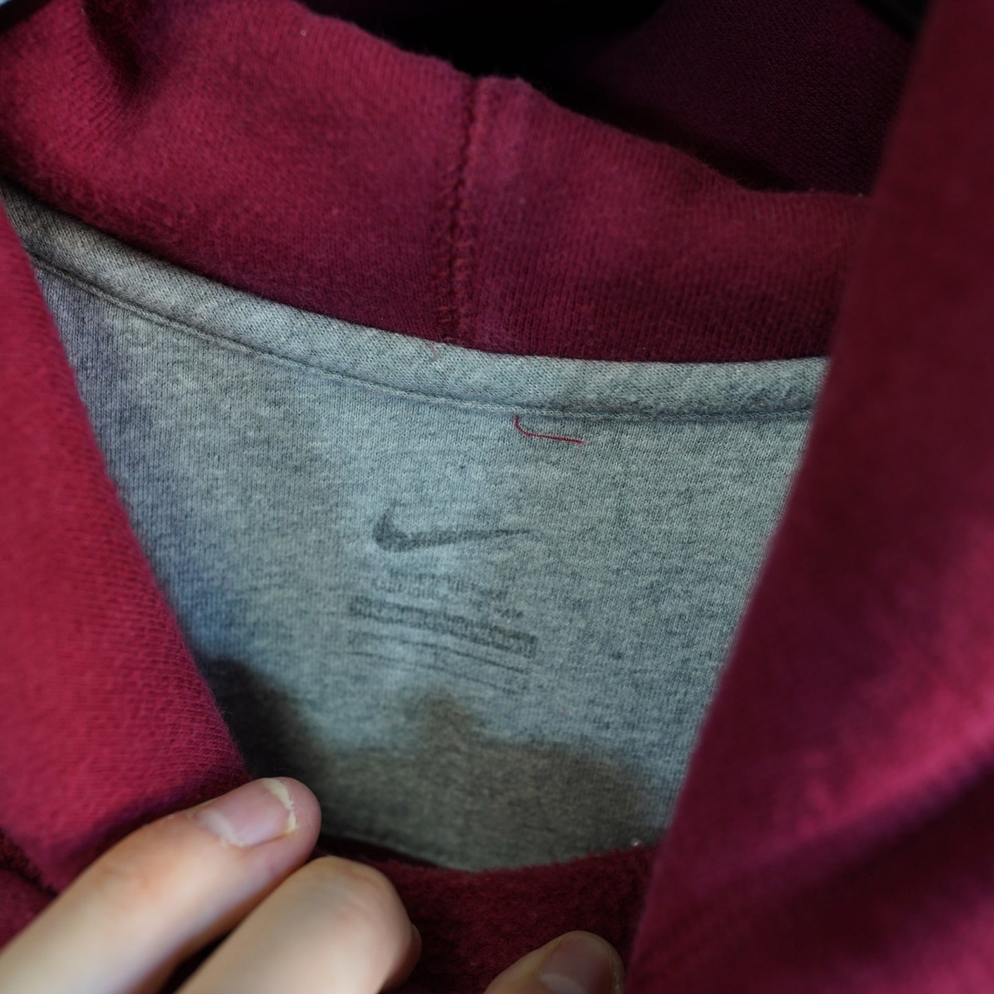 (XL) Florida State Seminoles Nike FSU Center Swoosh Stitched Red Hoodie Men's XL