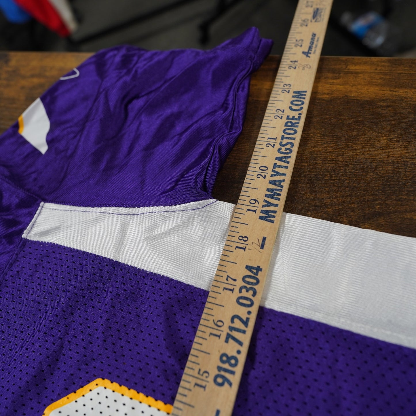 (Youth L) Vintage Reebok Minnesota Vikings Adrian Peterson Jersey Youth L Kids NFL Purple