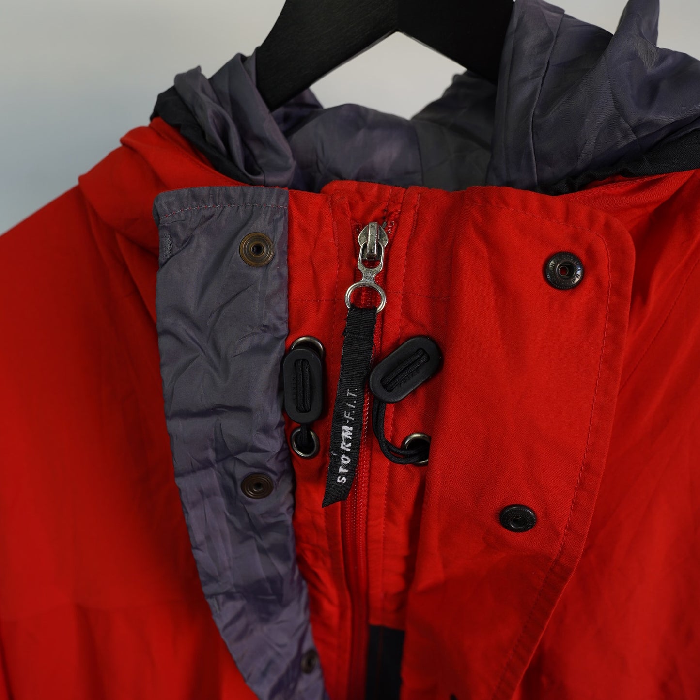 (L) Vintage 90s Nike Acg Storm-Fit Mountain Parka Jacket Men's L Red Orange Tech