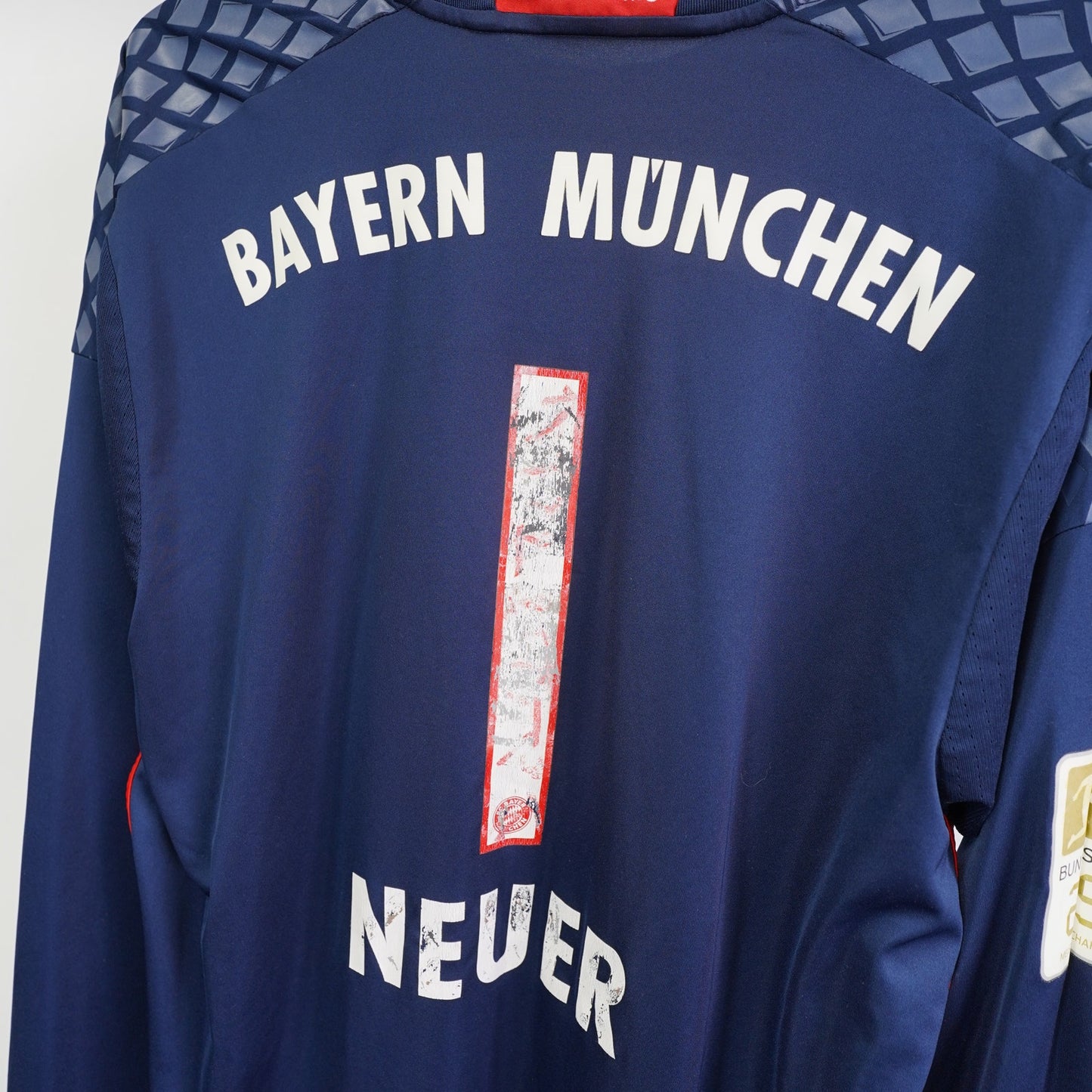(XL) Adidas Bayern Munich Manuel Neuer Goalkeeper Soccer Jersey Mens XL Blue Football