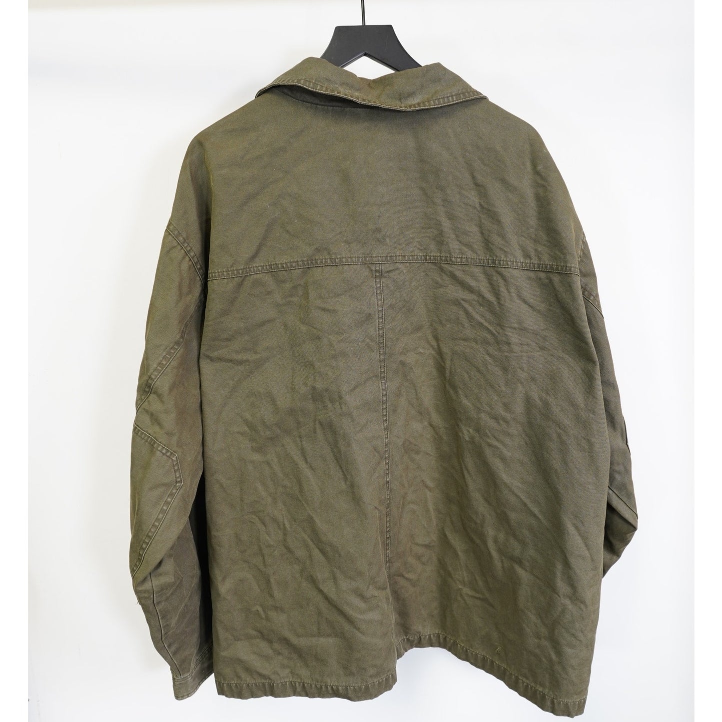 (XXL) Vintage Eddie Bauer Military Field Jacket Barn Chore Coat Men's XXL Green
