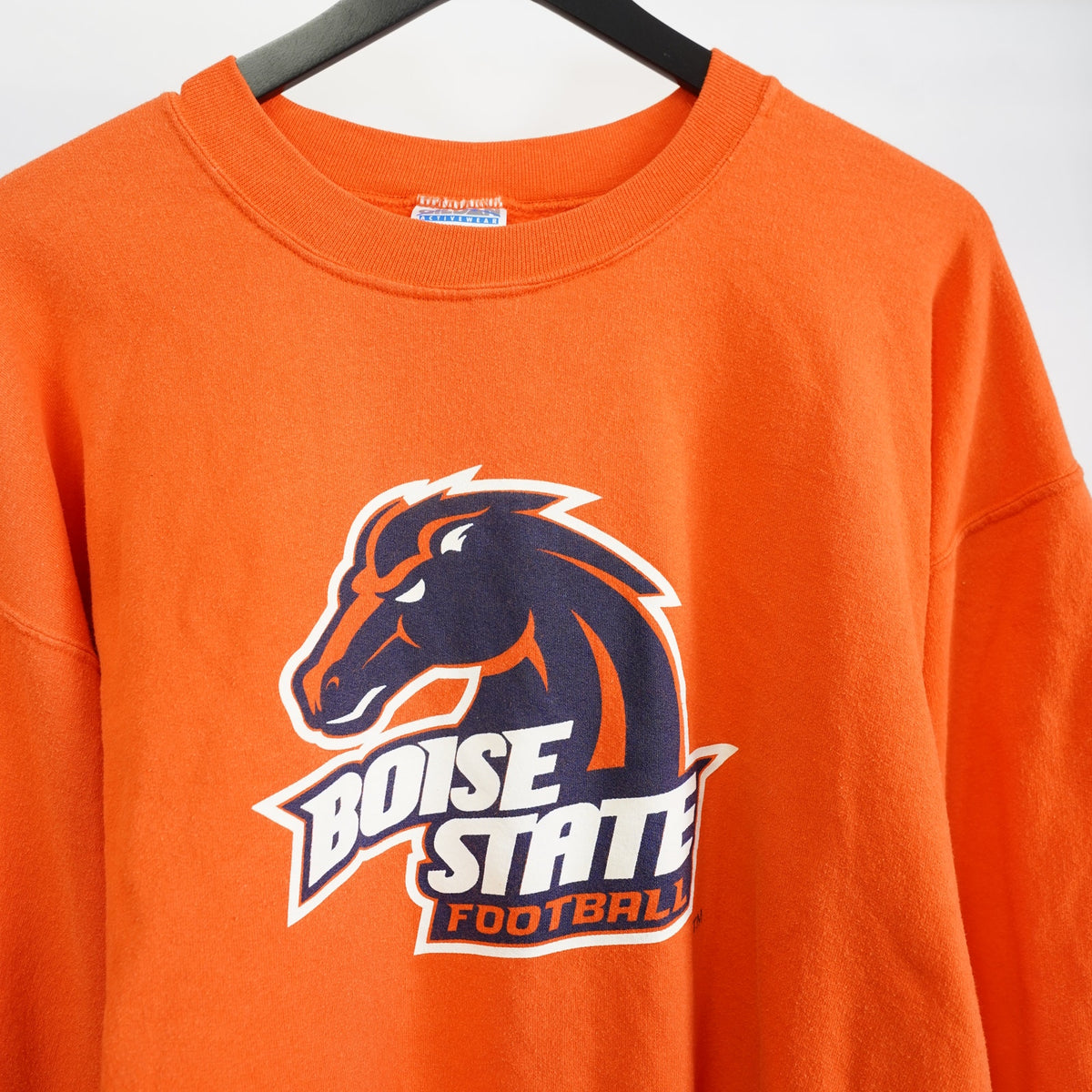 (L) Vintage Boise State Broncos 90s Crewneck Sweatshirt Men's L orange Blue Retro