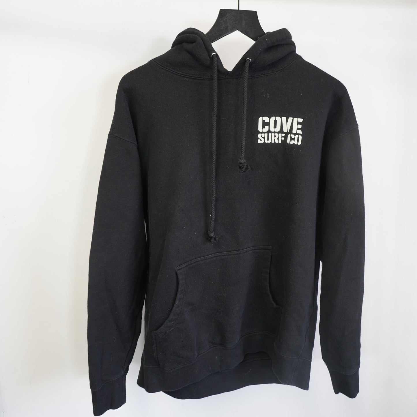 (L) Cove Surf Company Sea Turtle Hoodie Men's L Black Skate Y2K 2000s