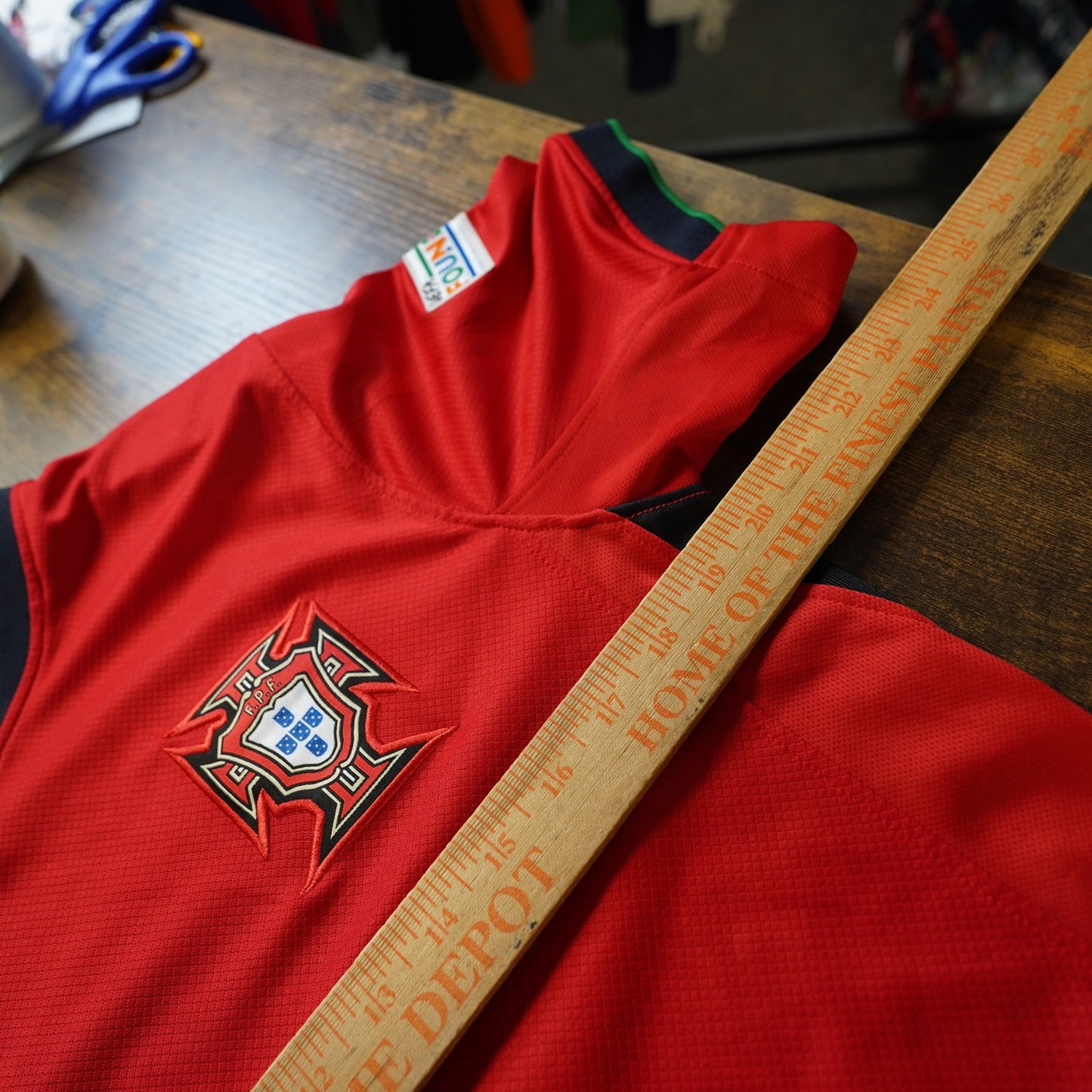 (M) Cristiano Ronaldo Nike Portugal Soccer Jersey Men's M Red Euros Football