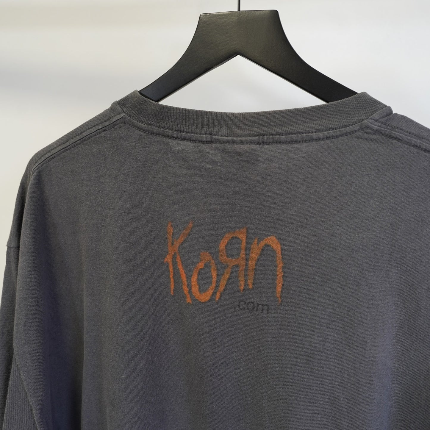 Vintage 1999 Korn Band T-Shirt Giant Gray Men's XL Y2K T-Shirt Cartoon Rock Punk