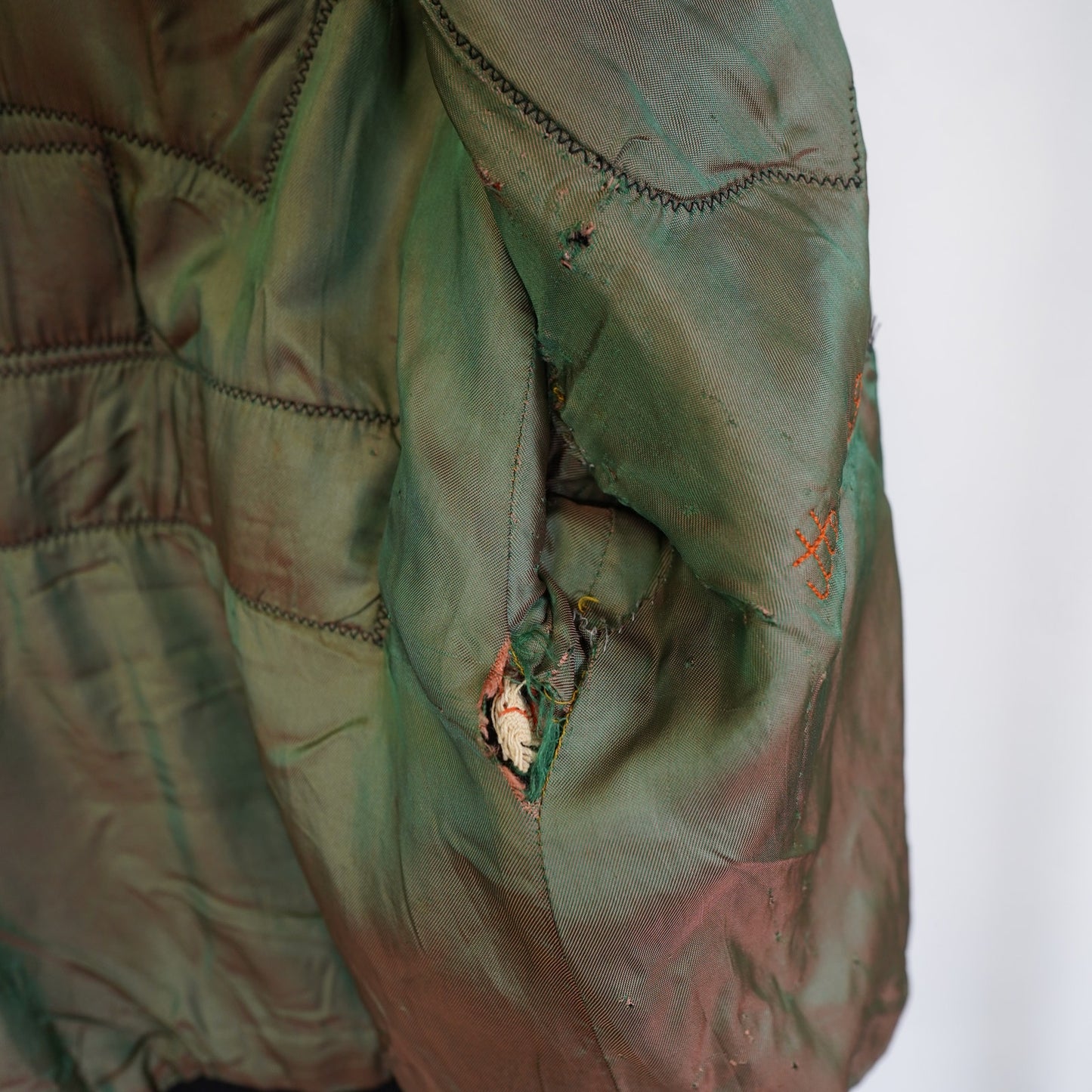 (S) True Vintage 50s Letterman Chain Stitched Varsity Jacket Sz 38-40 Men's S Black