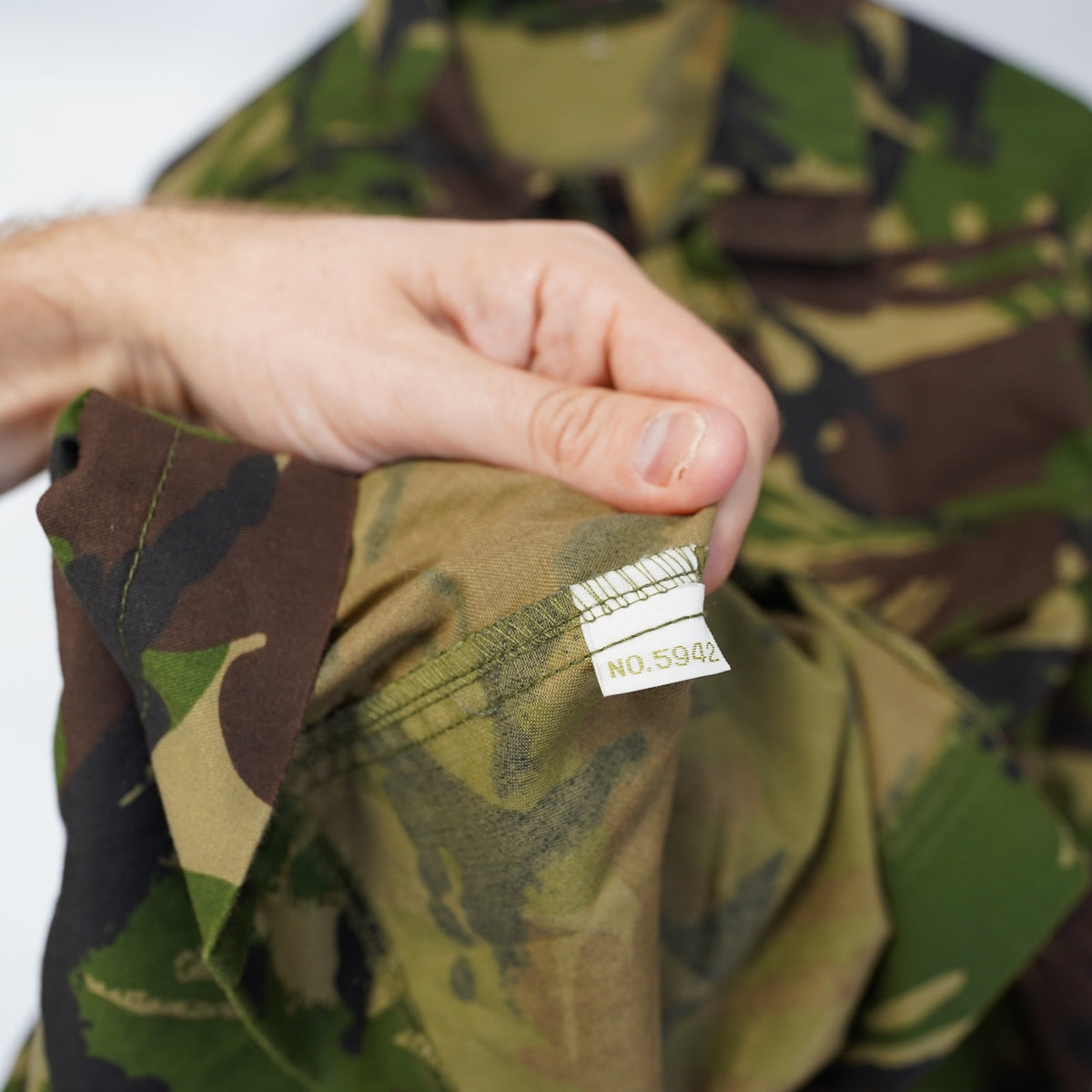 (M) Vintage British Army Soldier 95 Woodland Camo DPM Combat Shirt Jacket Men's M