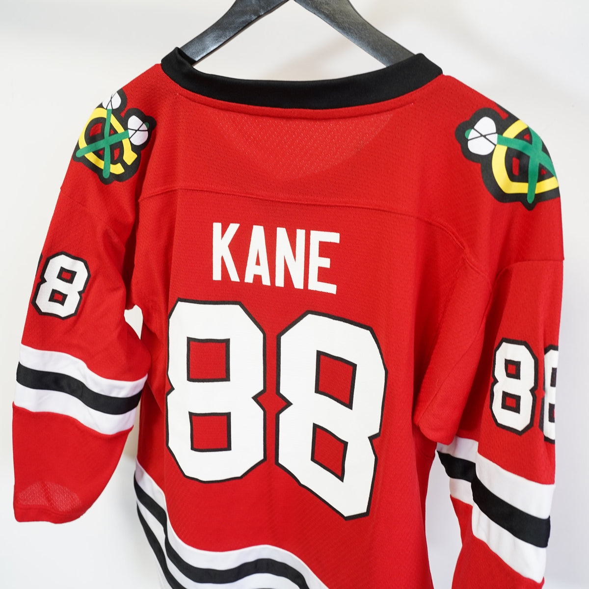 (Youth L/XL) Chicago Blackhawks Patrick Kane Reebok Hockey Jersey Boys L/XL Youth Red NHL