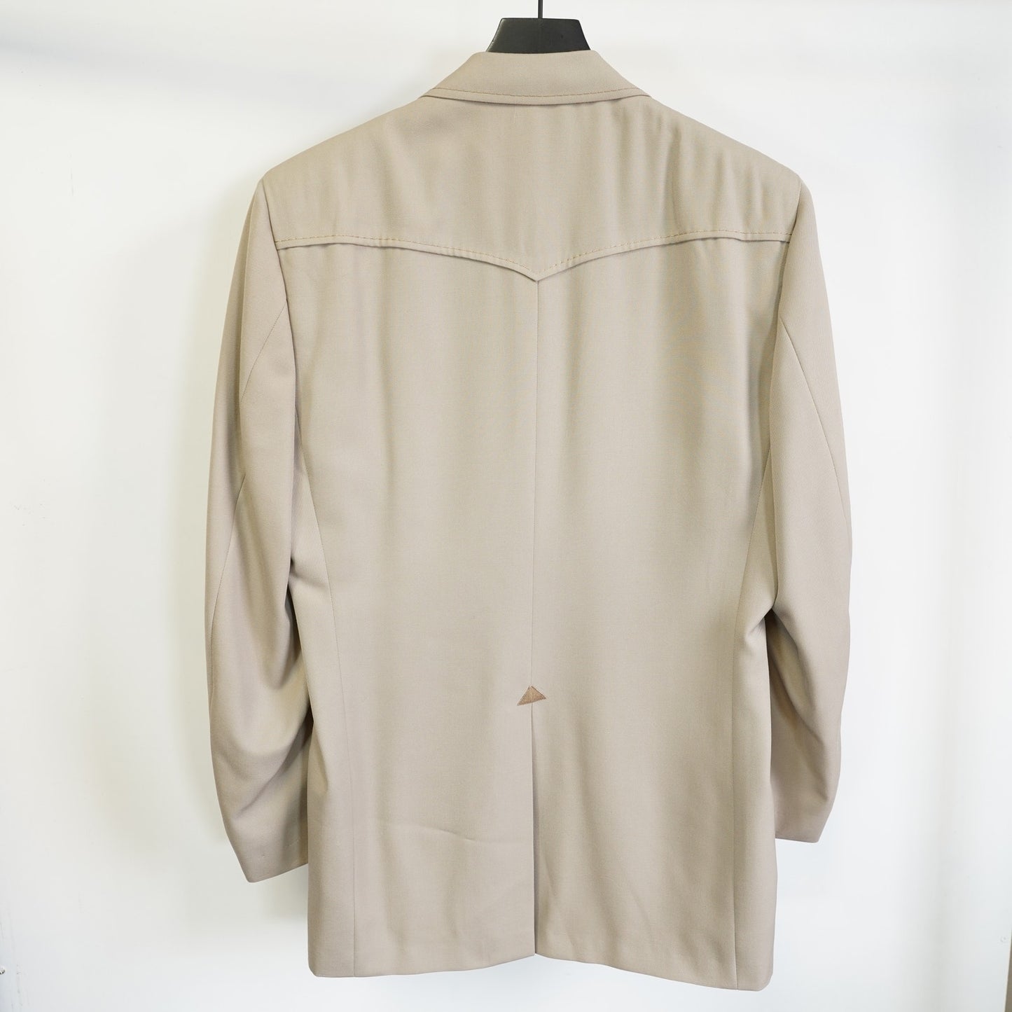 (Men's L) True Vintage Oleg Cassini Western Cowboy Suit Jacket Men's Sz. 42 Tan Blazer 70s