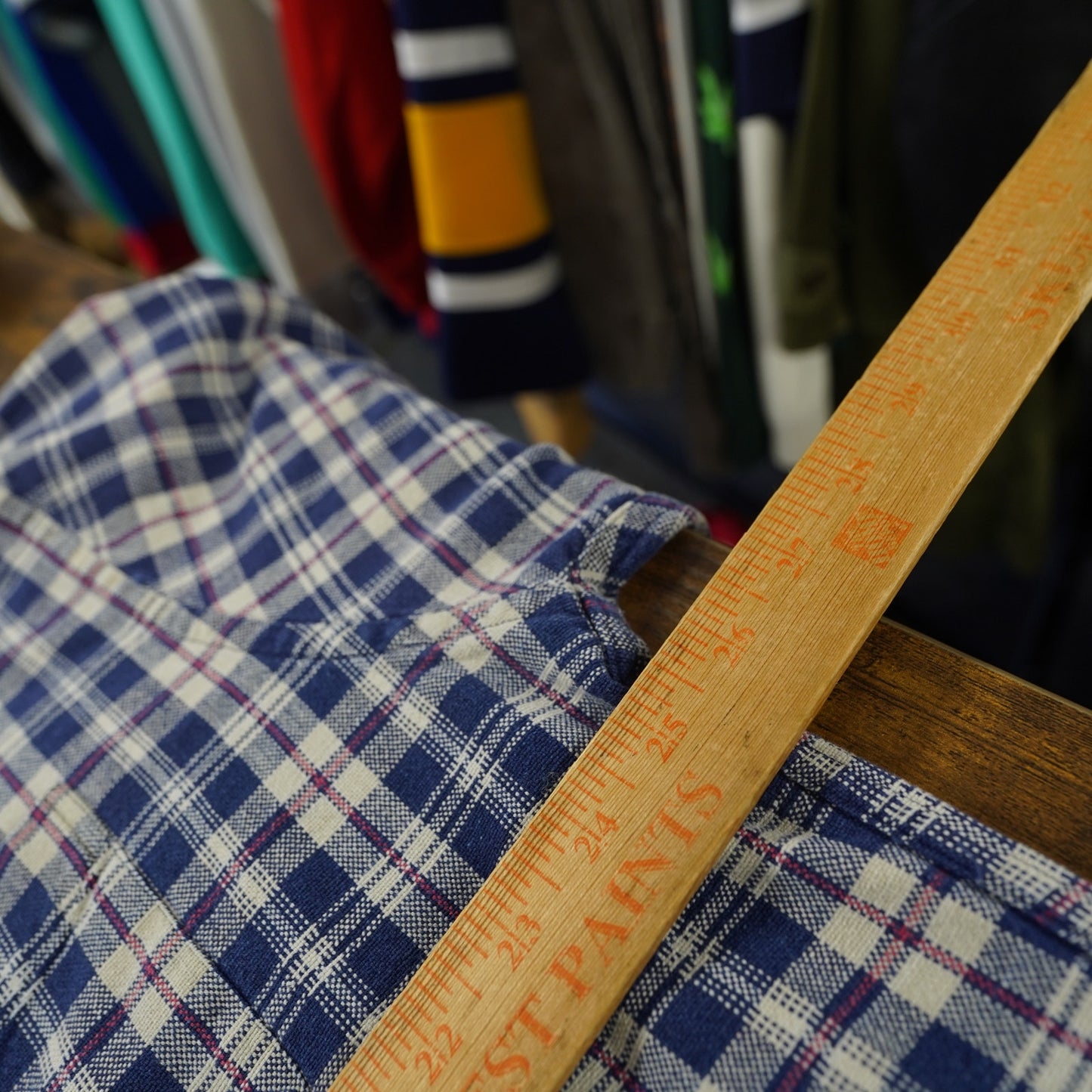 (L) Vintage Abercrombie & Fitch The Big Shirt Plaid Button Up Shirt Men's L Y2K Blue