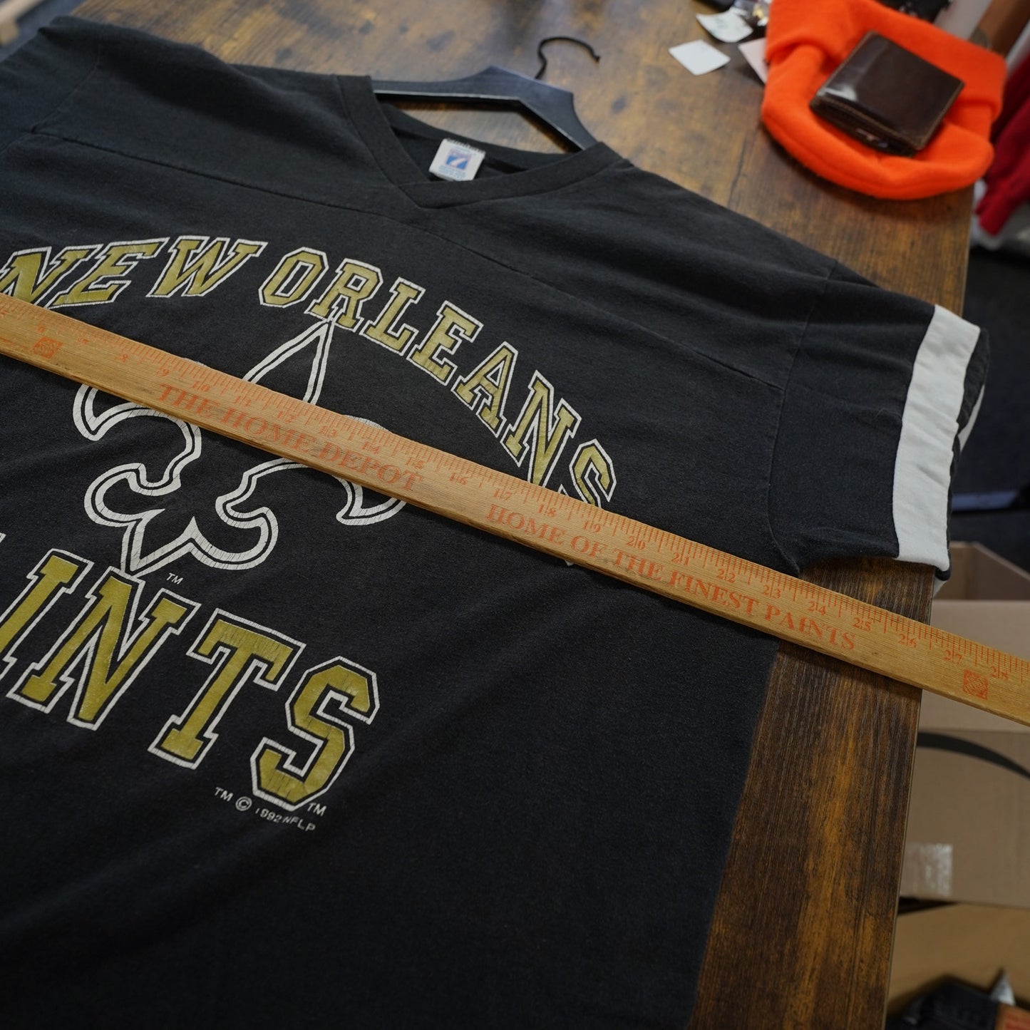 (XL) Vintage New Orleans Saints Jersey T-Shirt 90s Logo 7 NFL USA Made