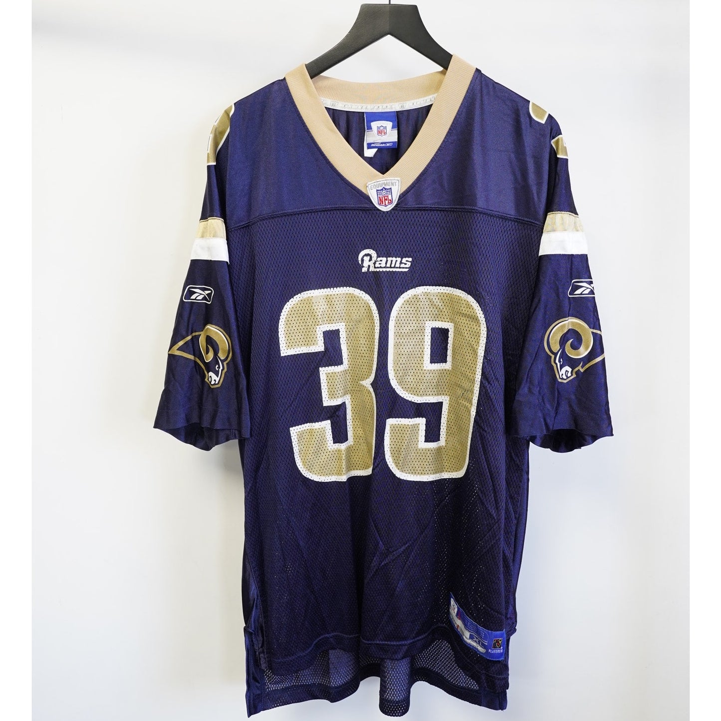 (XL) Vintage Steven Jackson St. Louis Rams Reebok Football Jersey Y2K Men's XL Navy