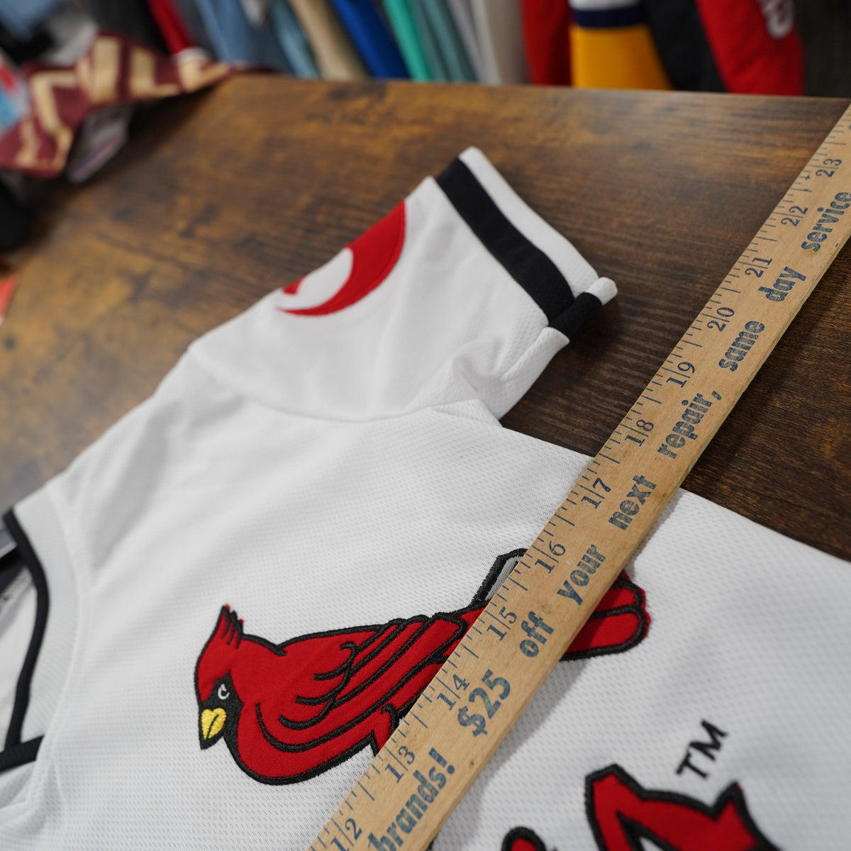 (Boys M) Vintage St. Louis Cardinals Star Wars Baseball Jersey Boys M Youth White Sewn