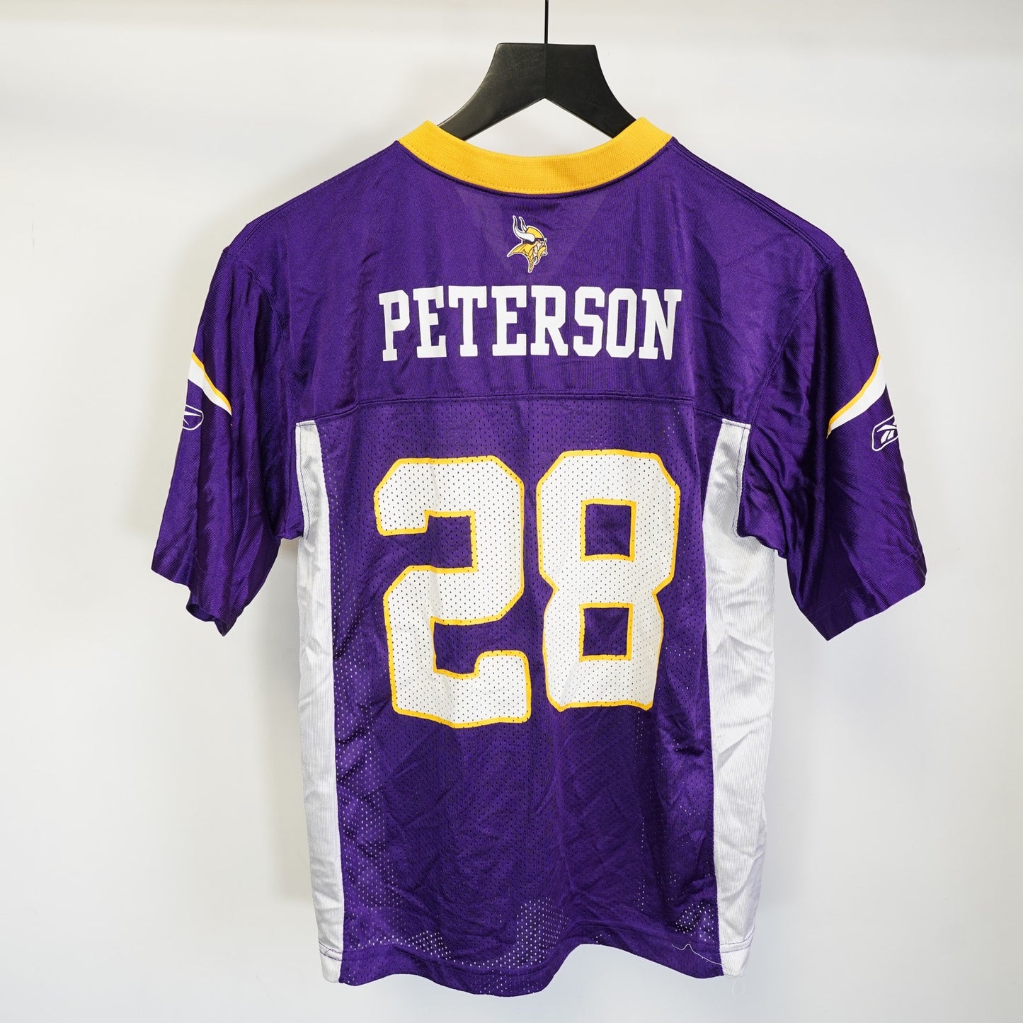(Youth L) Vintage Reebok Minnesota Vikings Adrian Peterson Jersey Youth L Kids NFL Purple