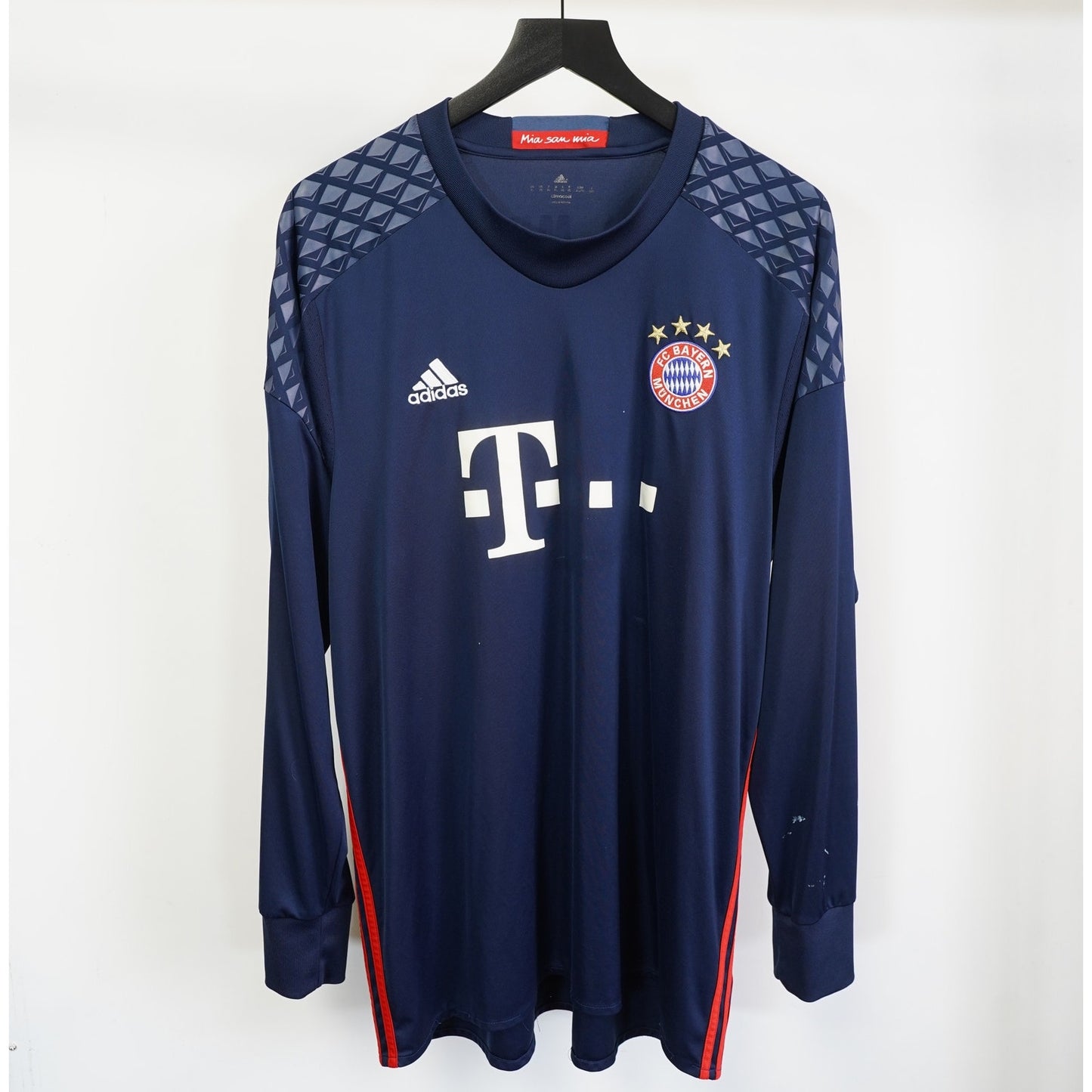 (XL) Adidas Bayern Munich Manuel Neuer Goalkeeper Soccer Jersey Mens XL Blue Football