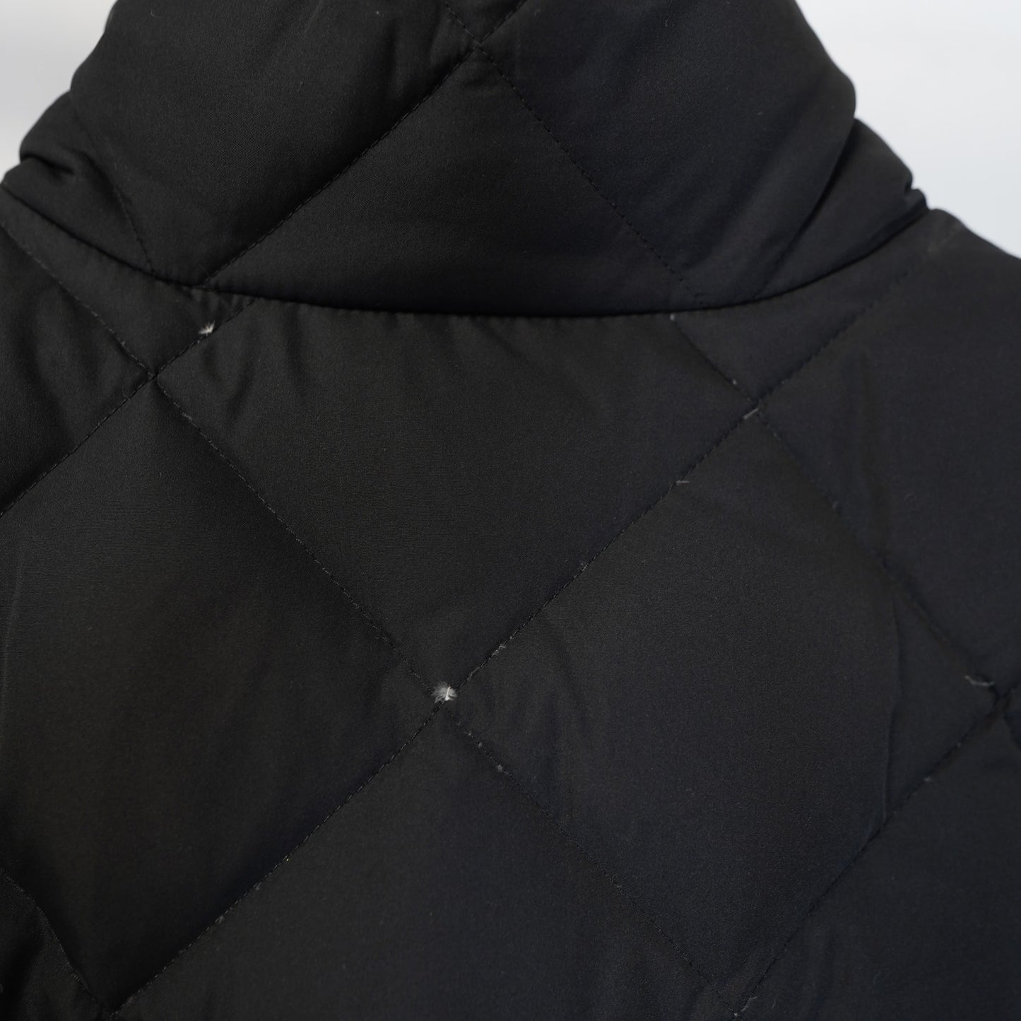 (Women's XL) J.Crew Mercantile Quilted Down Puffer Vest Women's XL Black Gold Full Zip