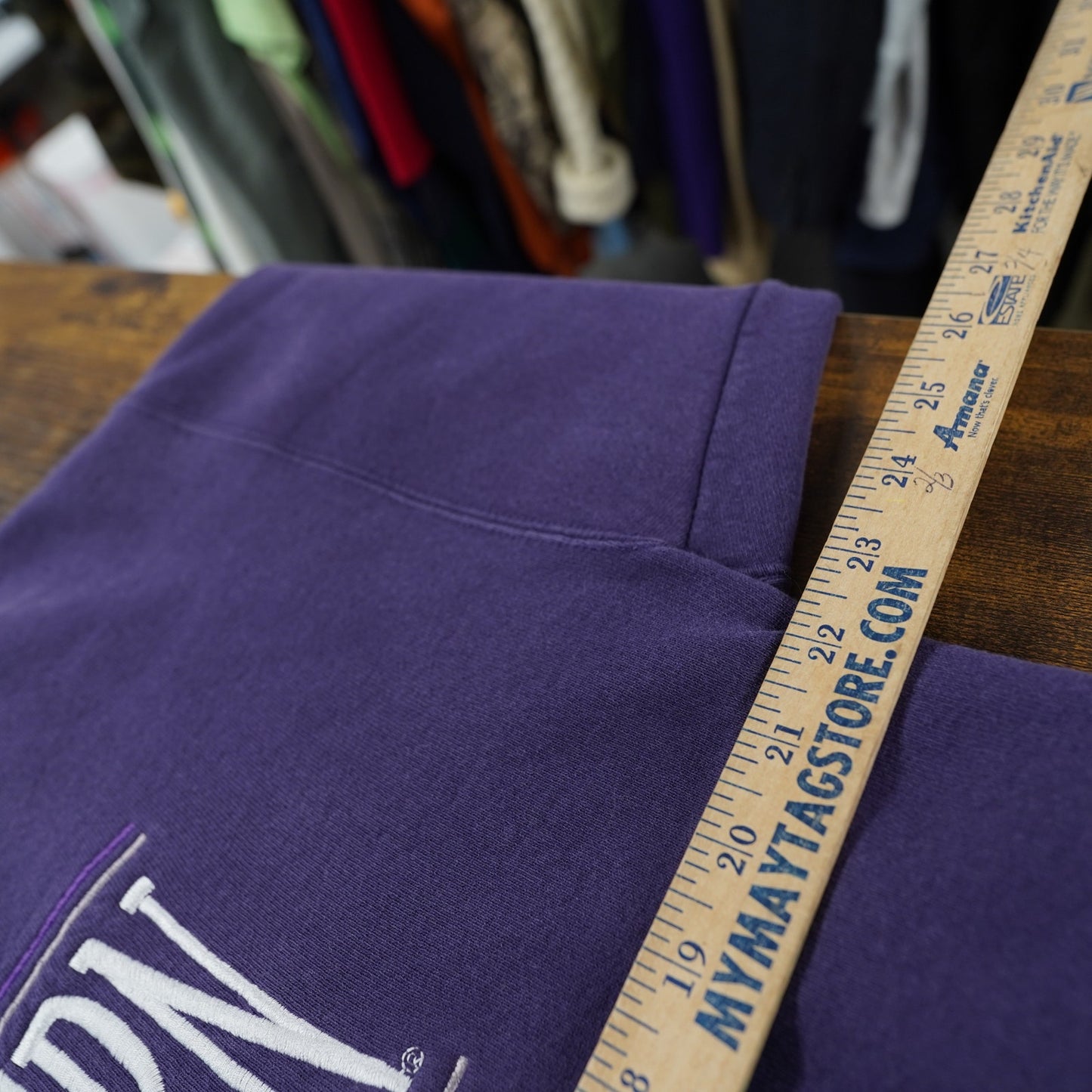 (L) Vintage Northwestern University Wildcats Sweatshirt Men's L Purple Galt Sand 90s