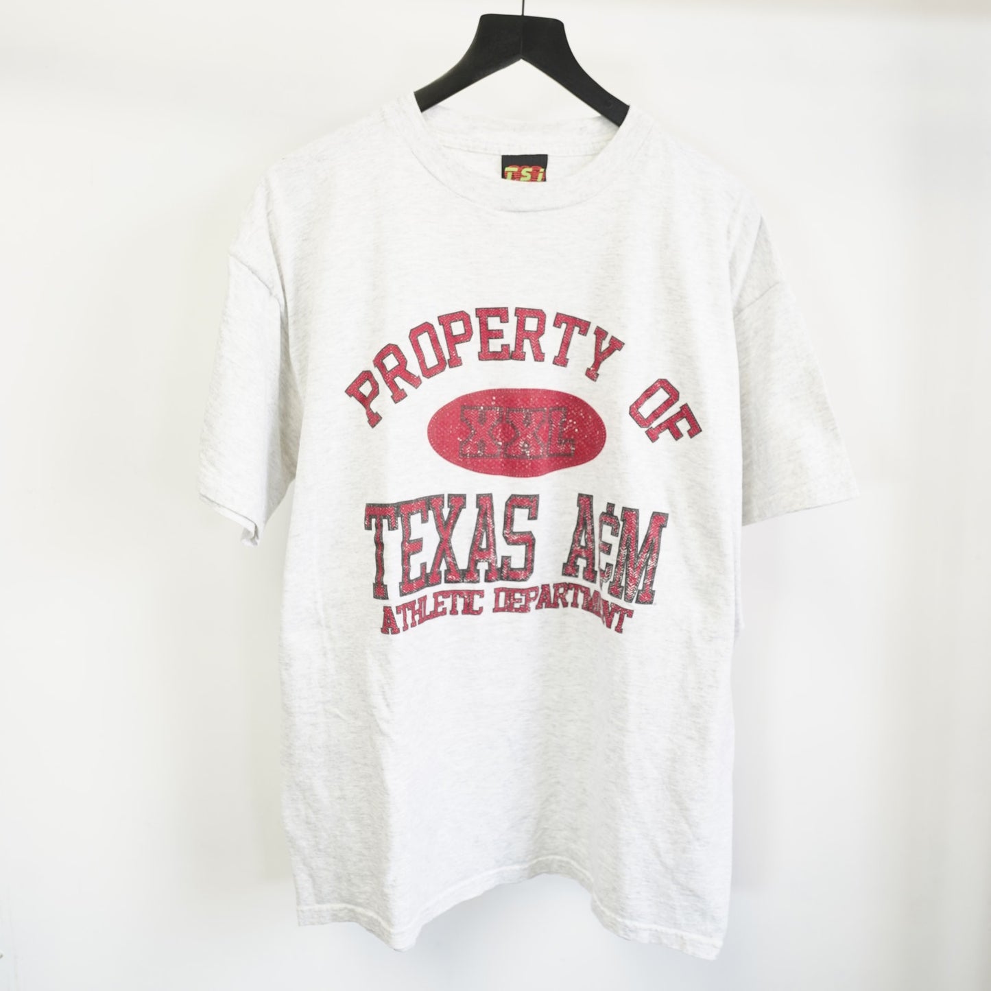 (XL) Vintage 90s Texas A&M Aggies T-Shirt Men's XL Heather Gray ATM Football Retro