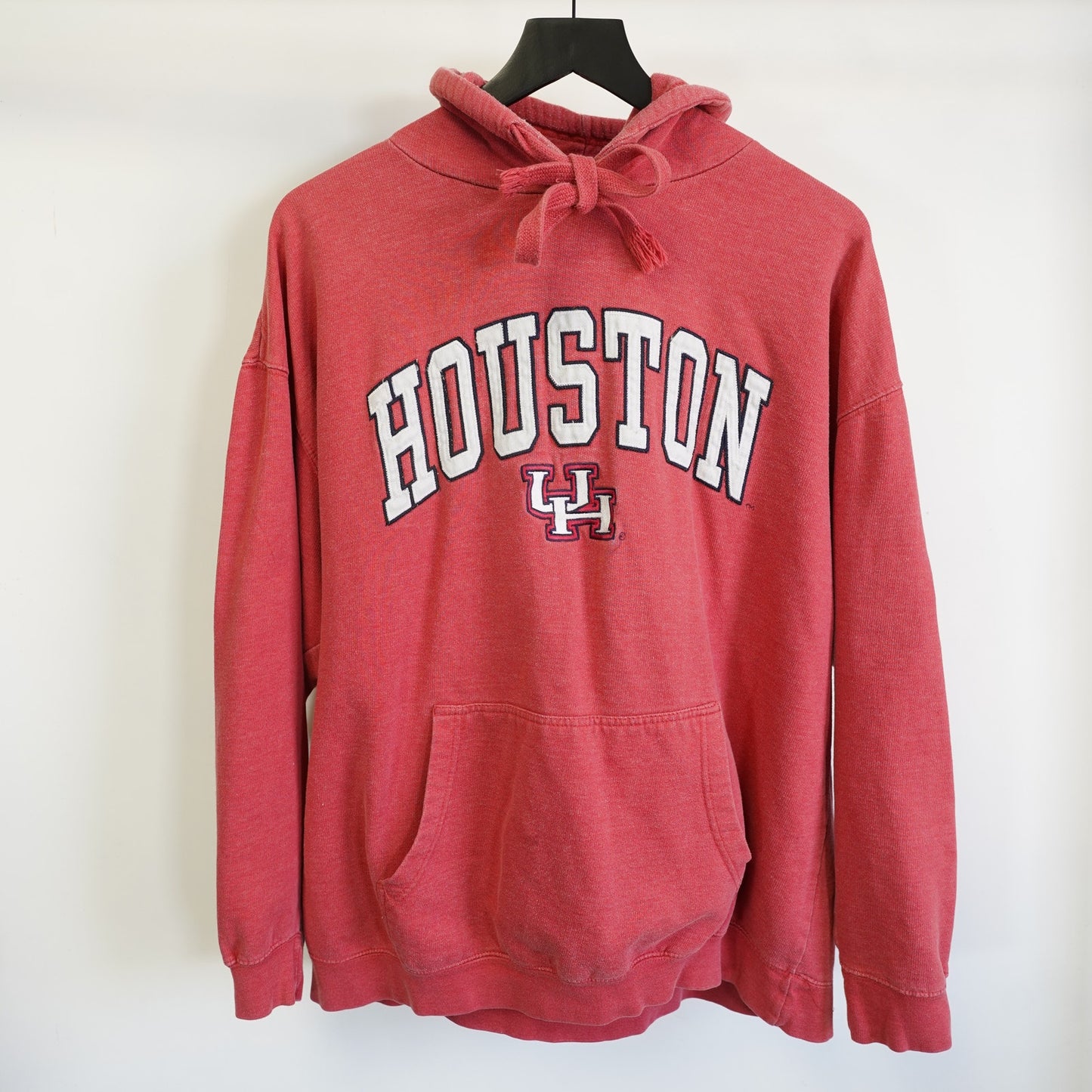 University of Houston Cougars OVB Stitched Hoodie Men's XL Red Pink Embroidered