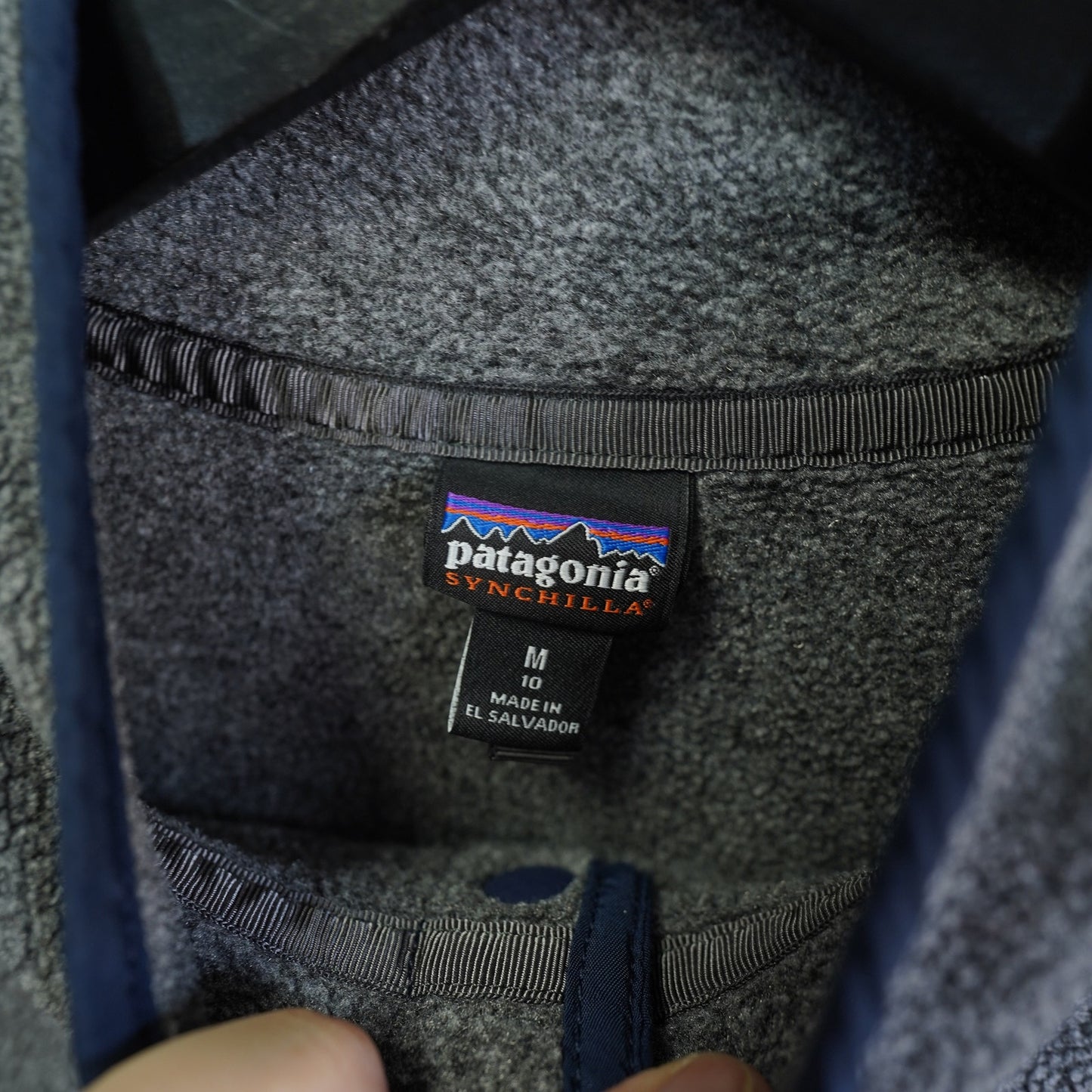 (Boys M) Patagonia Synchilla Fleece 1/4 Zip Pullover Sweater Boys M Youth 10 Gray Kids