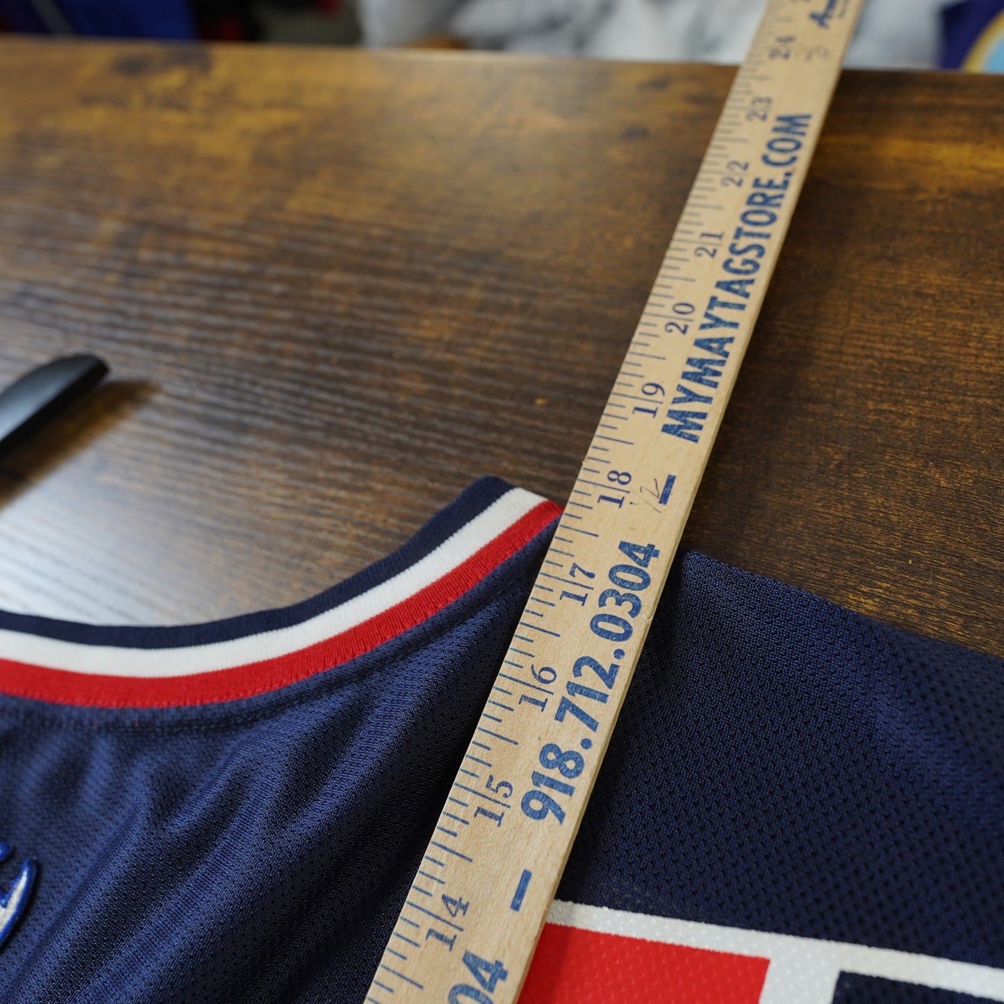 (S) Vintage Penny Hardaway Champion USA Basketball Jersey Men's S 36 Blue Olympic