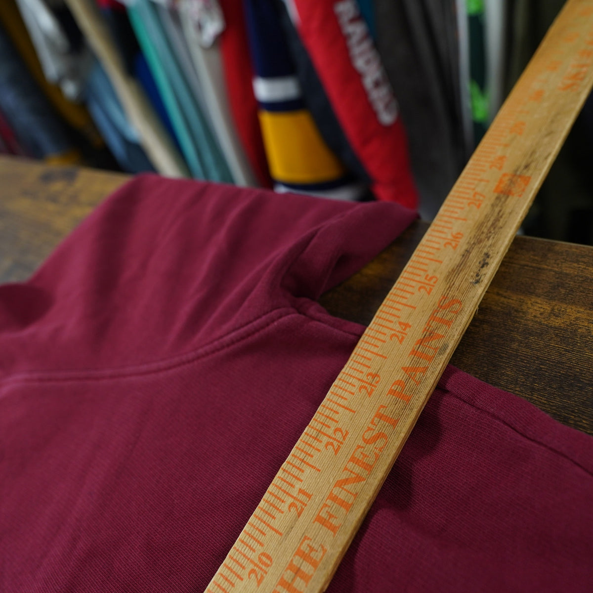 (L) Vintage Nike 2000s Essential Check Swoosh Sweatshirt Men's L Maroon Y2K