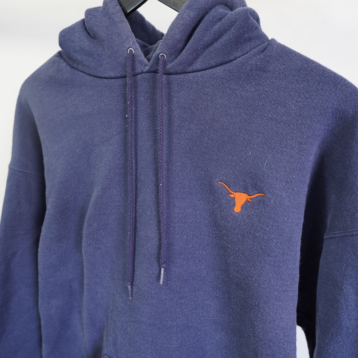 (L) Vintage University of Texas Longhorns Lee Heavy Hoodie Men's L Navy Blue 90s UT