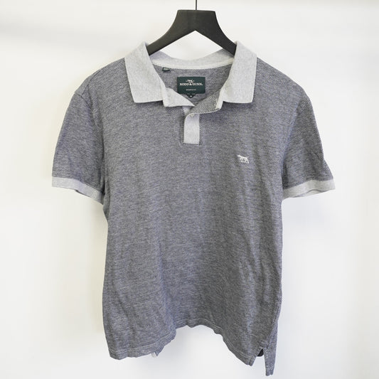 (M) Rodd & Gunn Sports Fit Knit Performance Golf Polo Shirt Men's M Gray Preppy