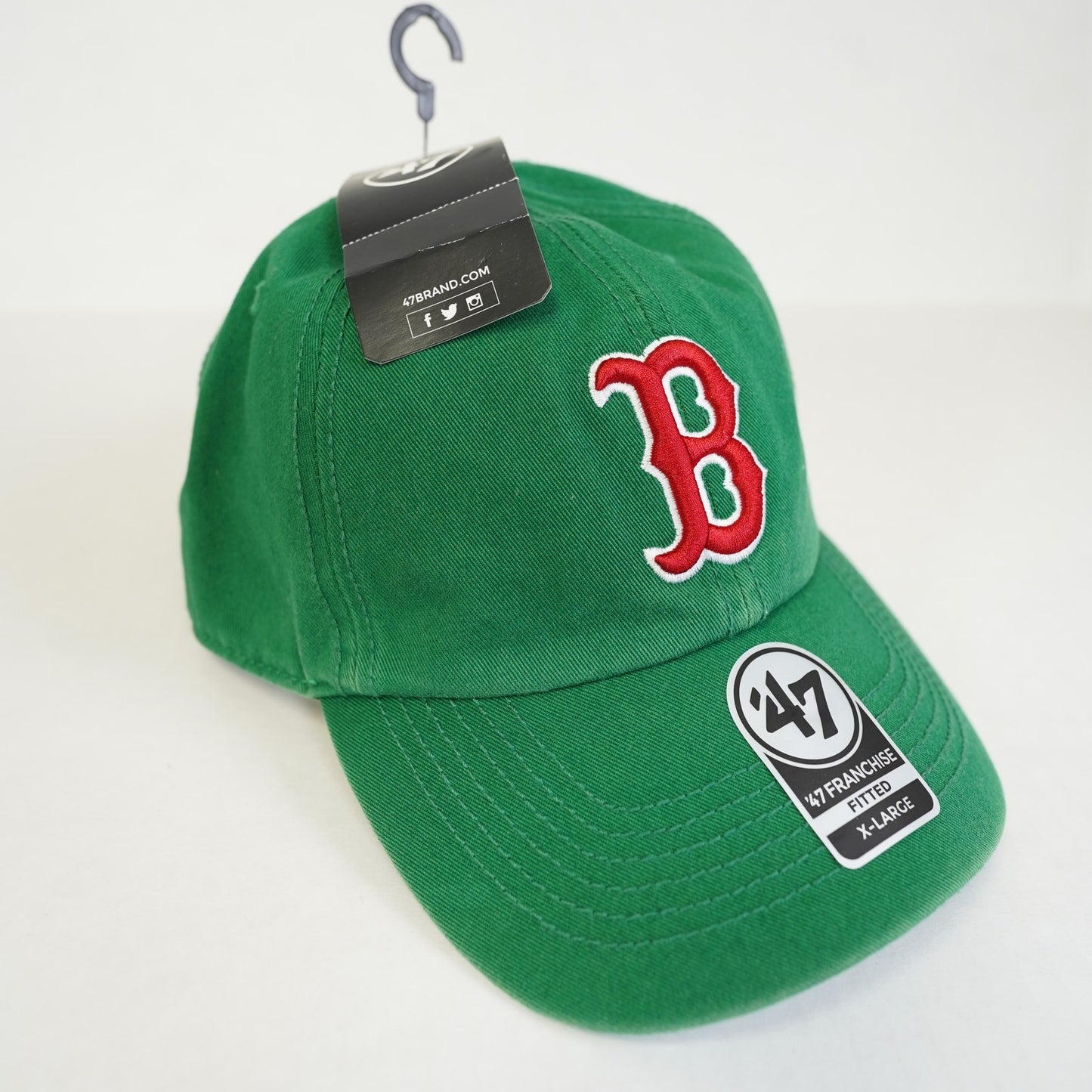 (XL) Boston Red Sox '47 Green Franchise Fitted Hat Men's Sz. XL New w/Tags