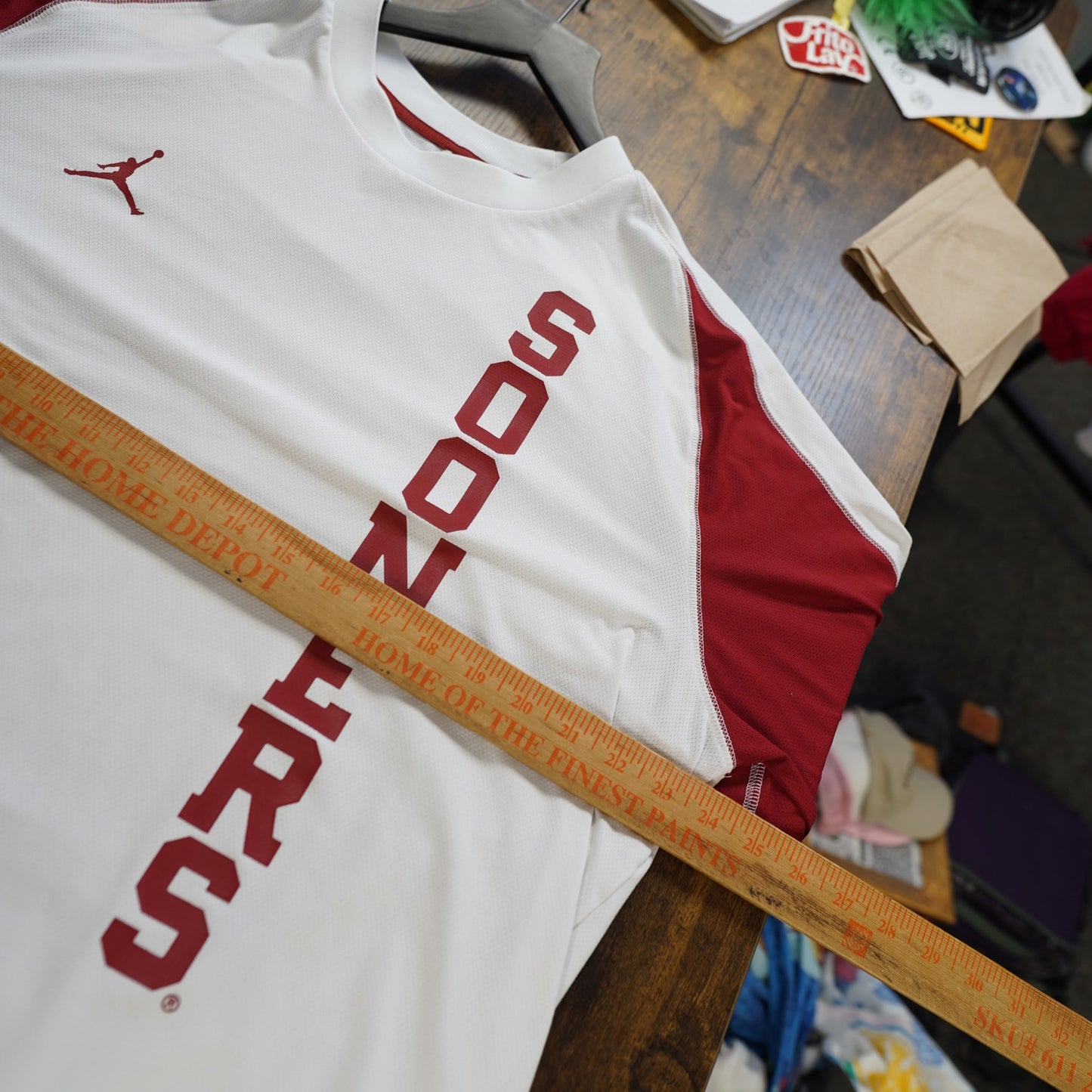 (XL) Oklahoma Sooners Air Jordan Basketball Shooting Long Sleeve T-Shirt Men's XL