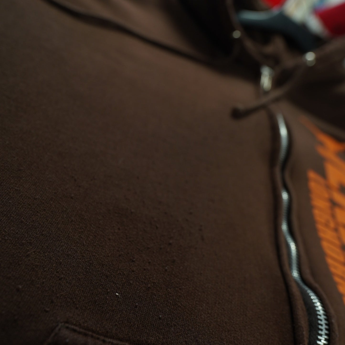 (XL) Vintage Texas Longhorns Full Zip Hoodie Men's XL Brown UT Bevo Retro
